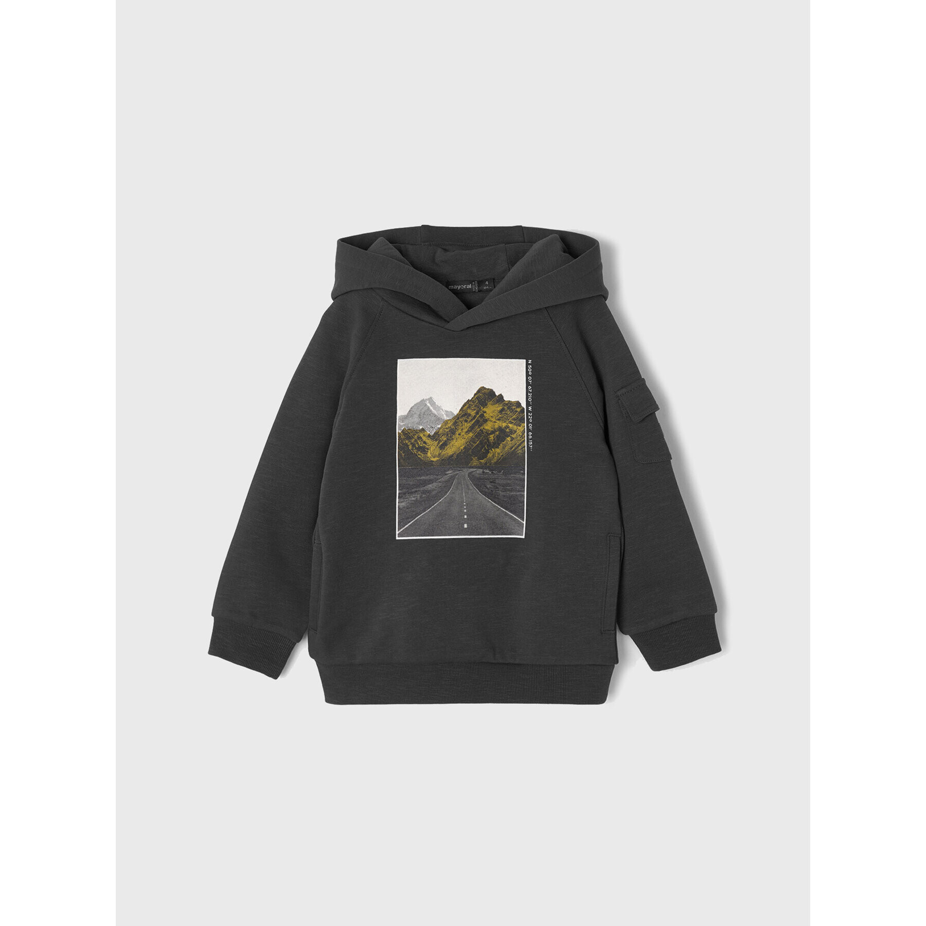Mayoral Суитшърт 4452 Сив Regular Fit - Pepit.bg