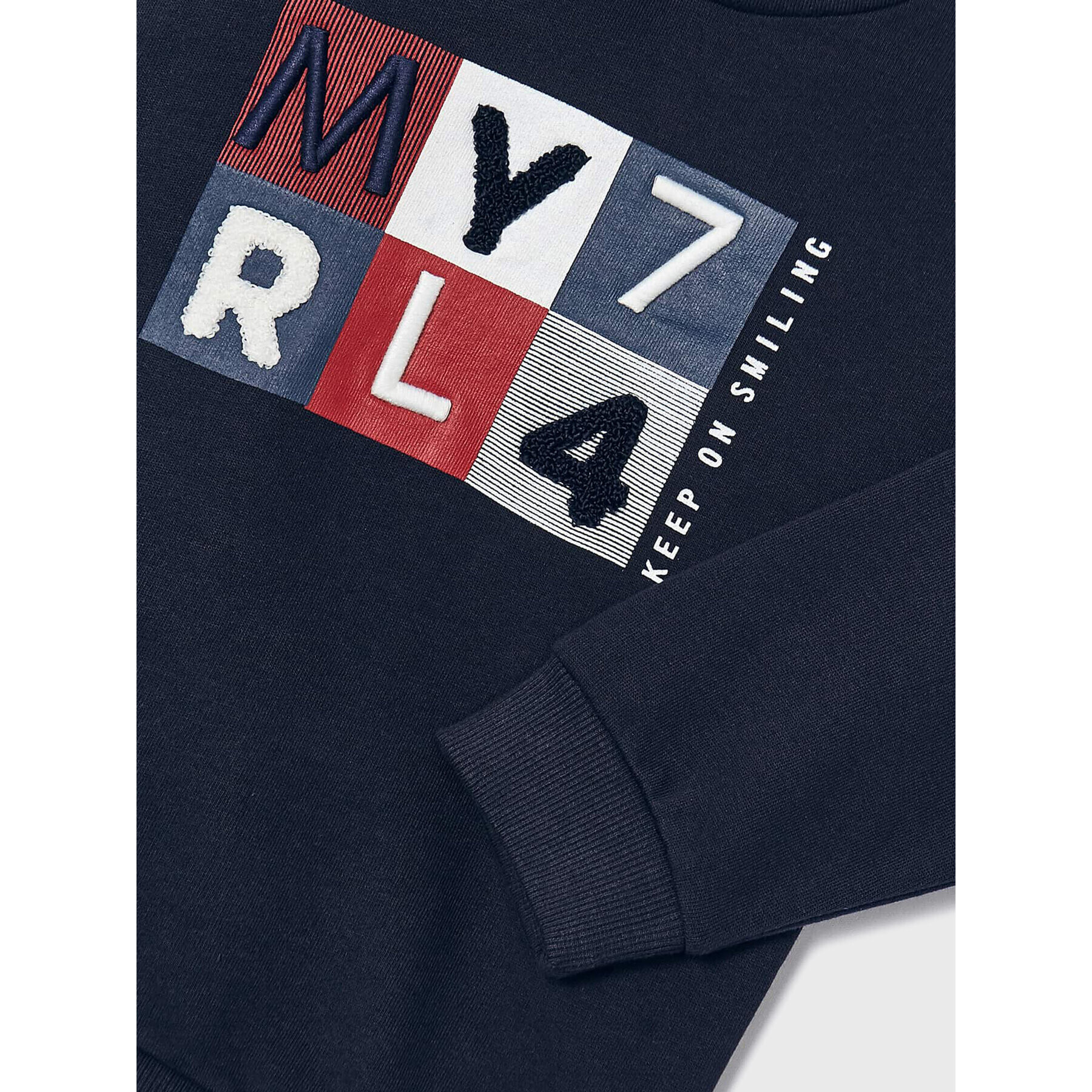 Mayoral Суитшърт 4454 Тъмносин Regular Fit - Pepit.bg