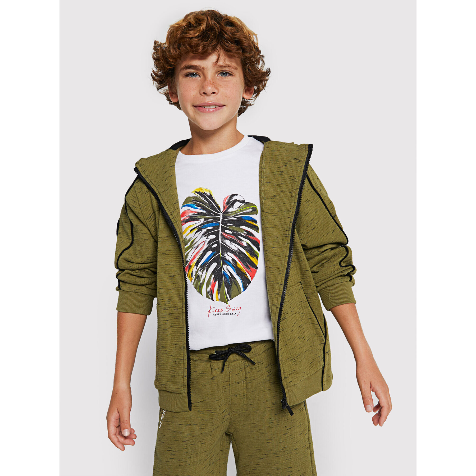 Mayoral Суитшърт 6410 Зелен Regular Fit - Pepit.bg