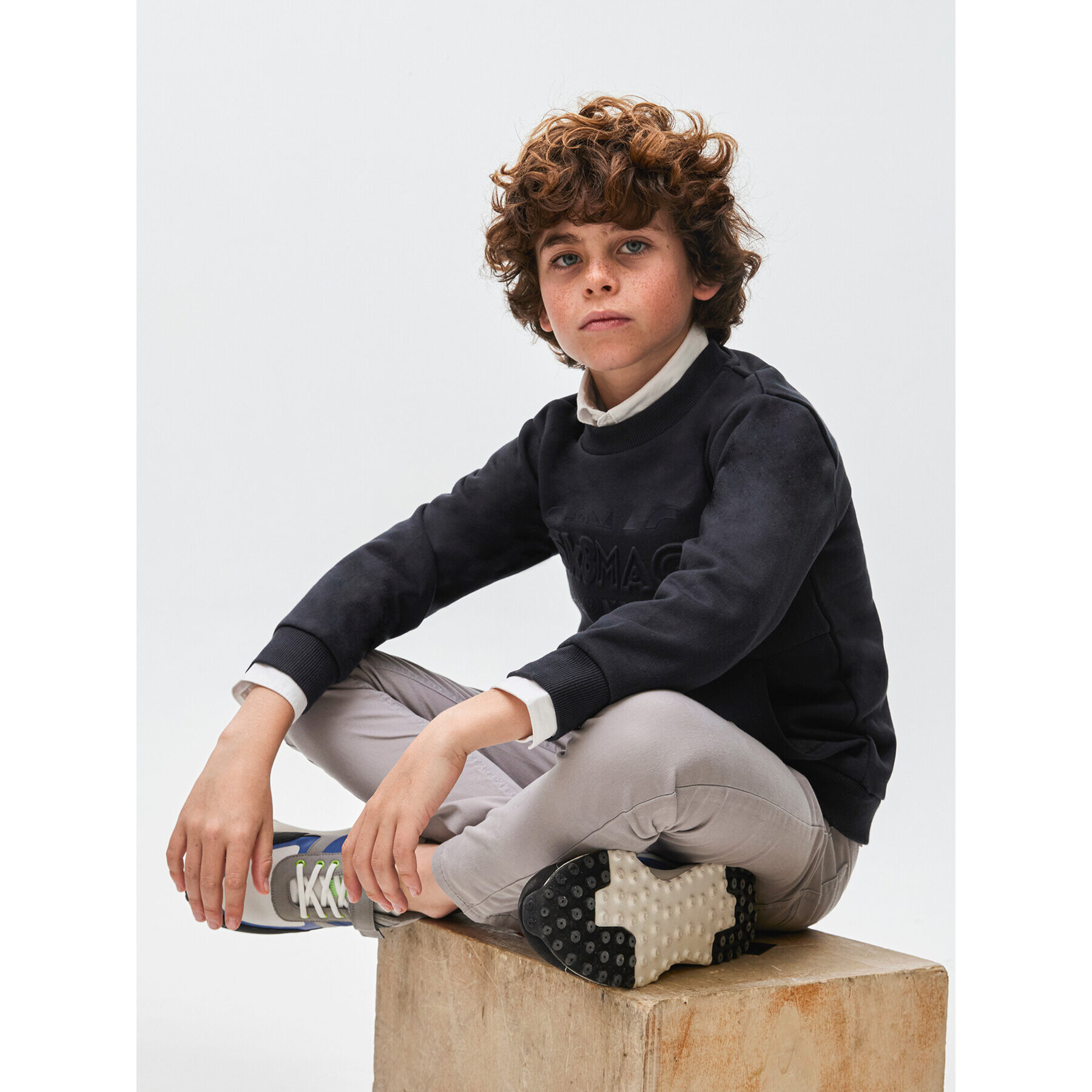 Mayoral Суитшърт 7.428 Сив Regular Fit - Pepit.bg