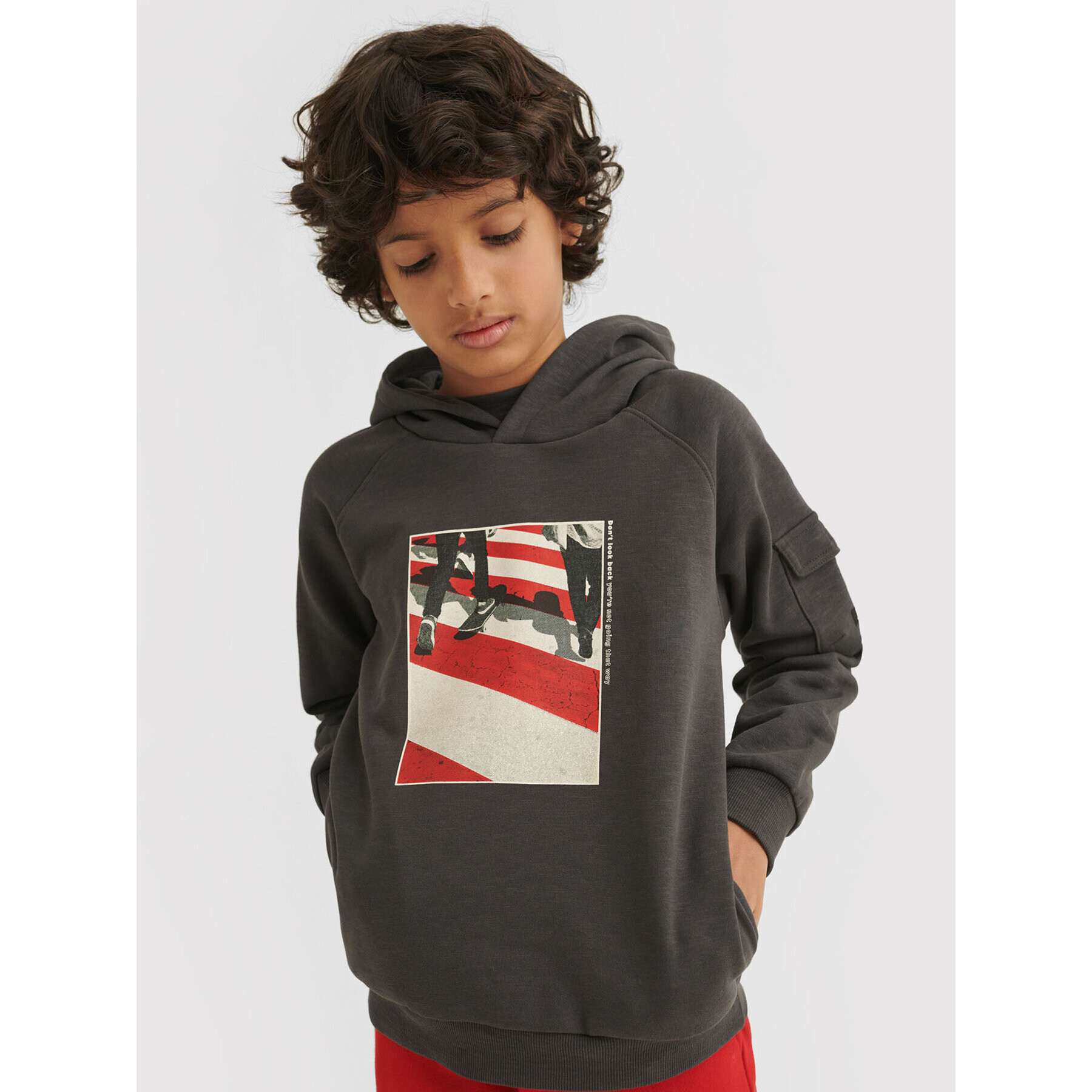 Mayoral Суитшърт 7445 Сив Regular Fit - Pepit.bg