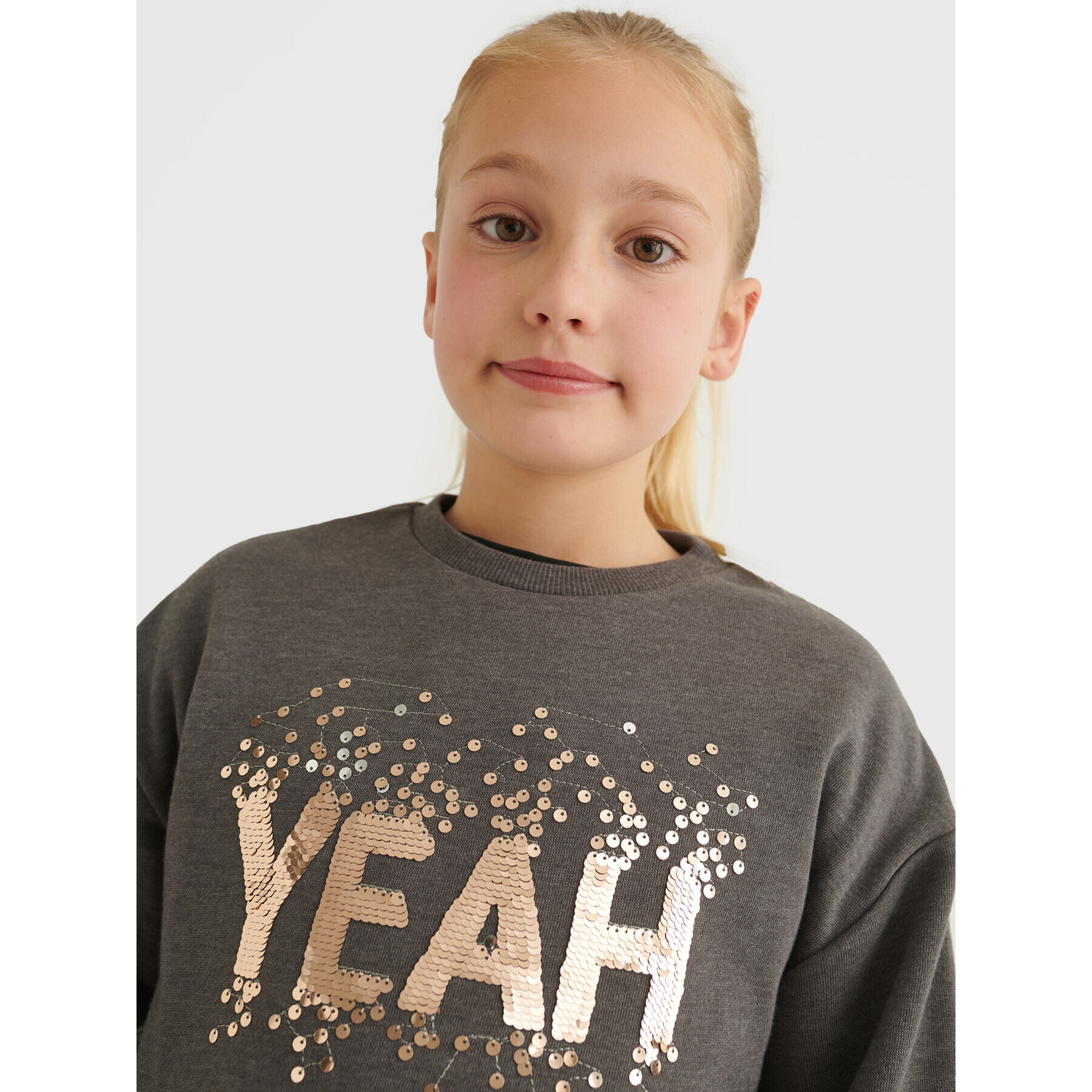 Mayoral Суитшърт 7471 Сив Relaxed Fit - Pepit.bg