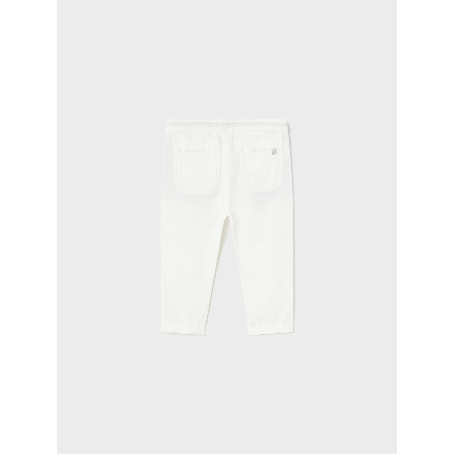 Mayoral Текстилни панталони 1524 Бял Regular Fit - Pepit.bg