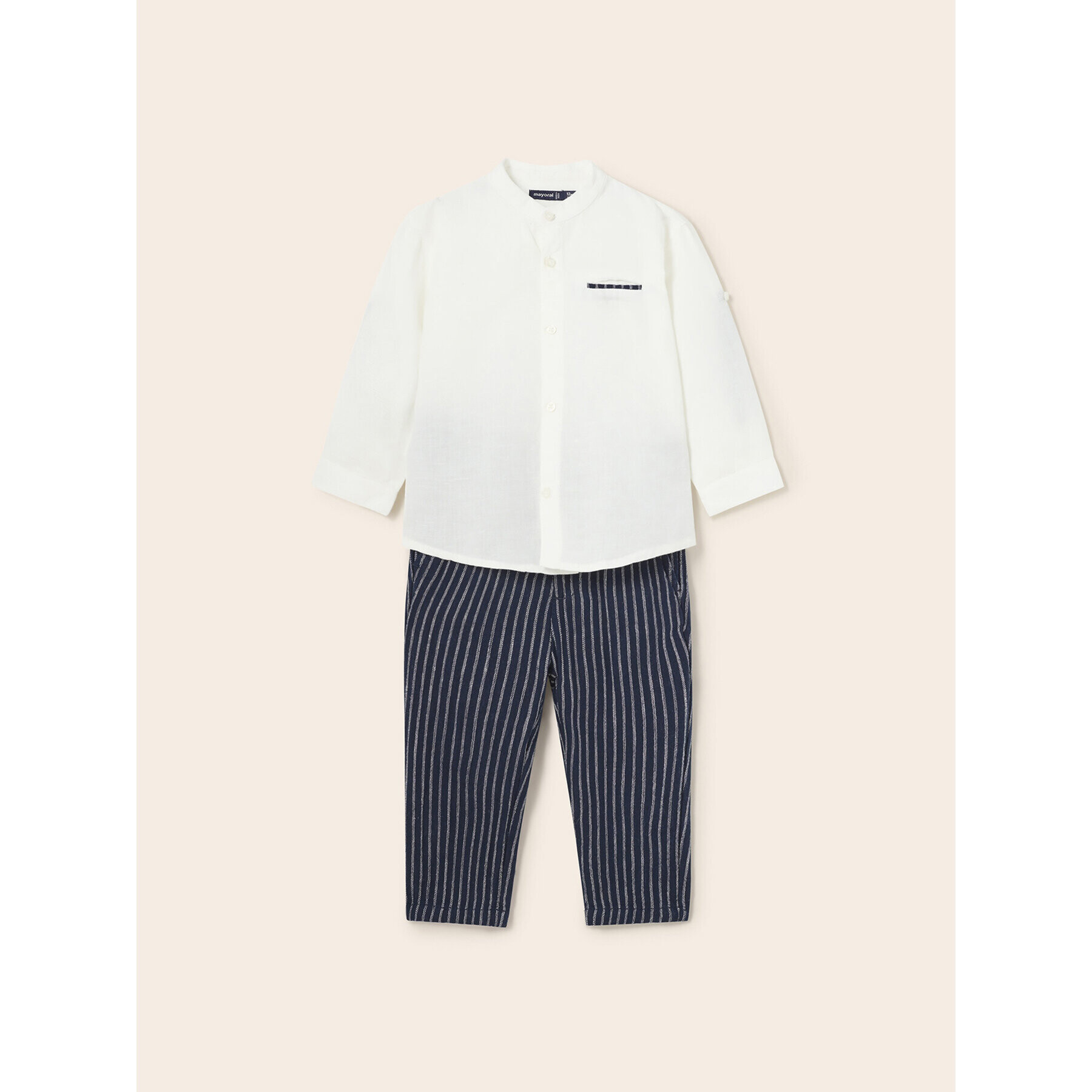 Mayoral Текстилни панталони 1527 Тъмносин Regular Fit - Pepit.bg