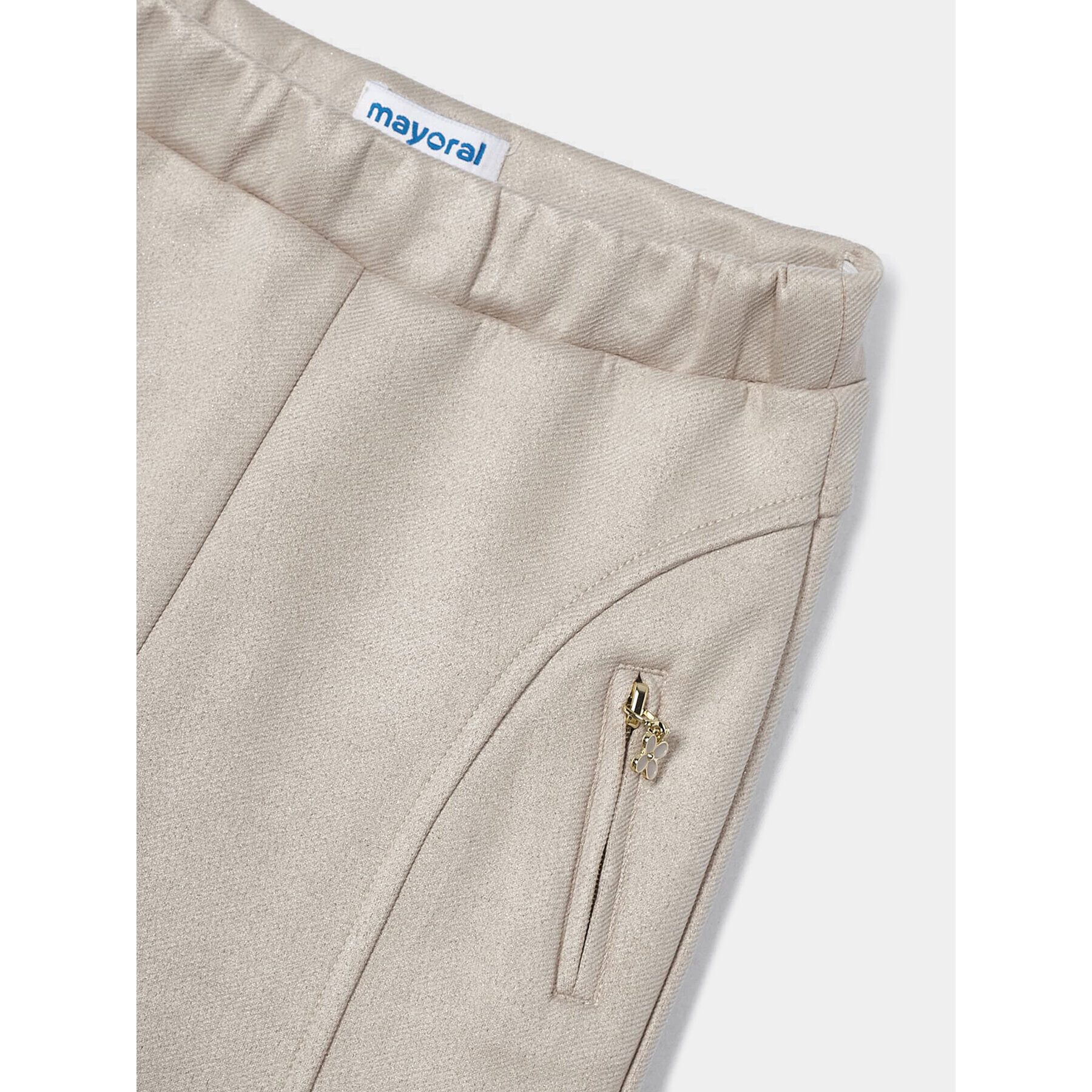 Mayoral Текстилни панталони 4.502 Бежов Regular Fit - Pepit.bg