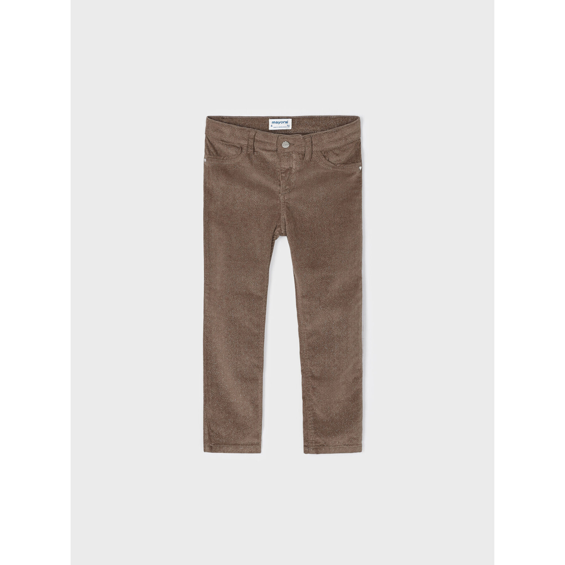 Mayoral Текстилни панталони 4.503 Кафяв Regular Fit - Pepit.bg