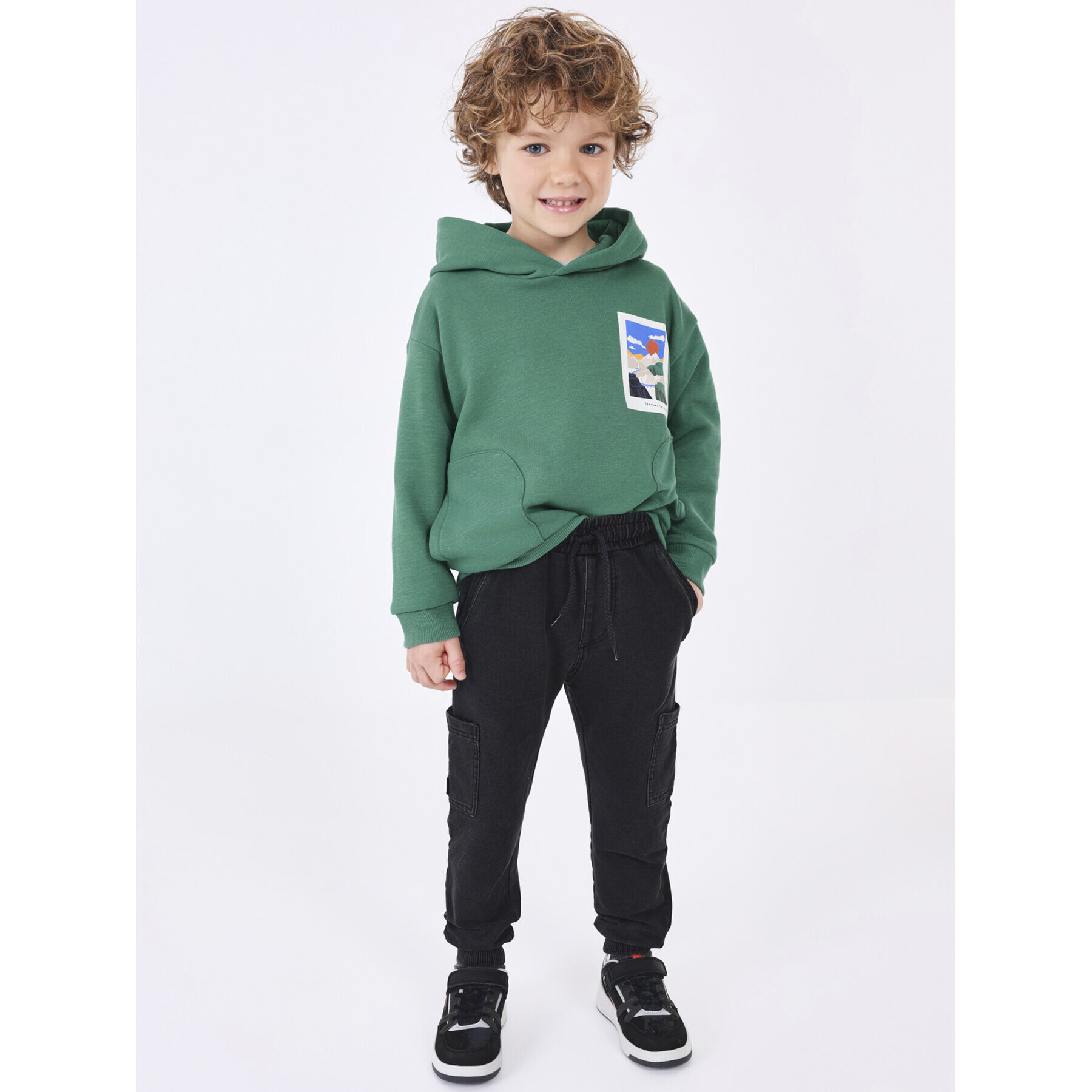 Mayoral Текстилни панталони 4.525 Сив Regular Fit - Pepit.bg