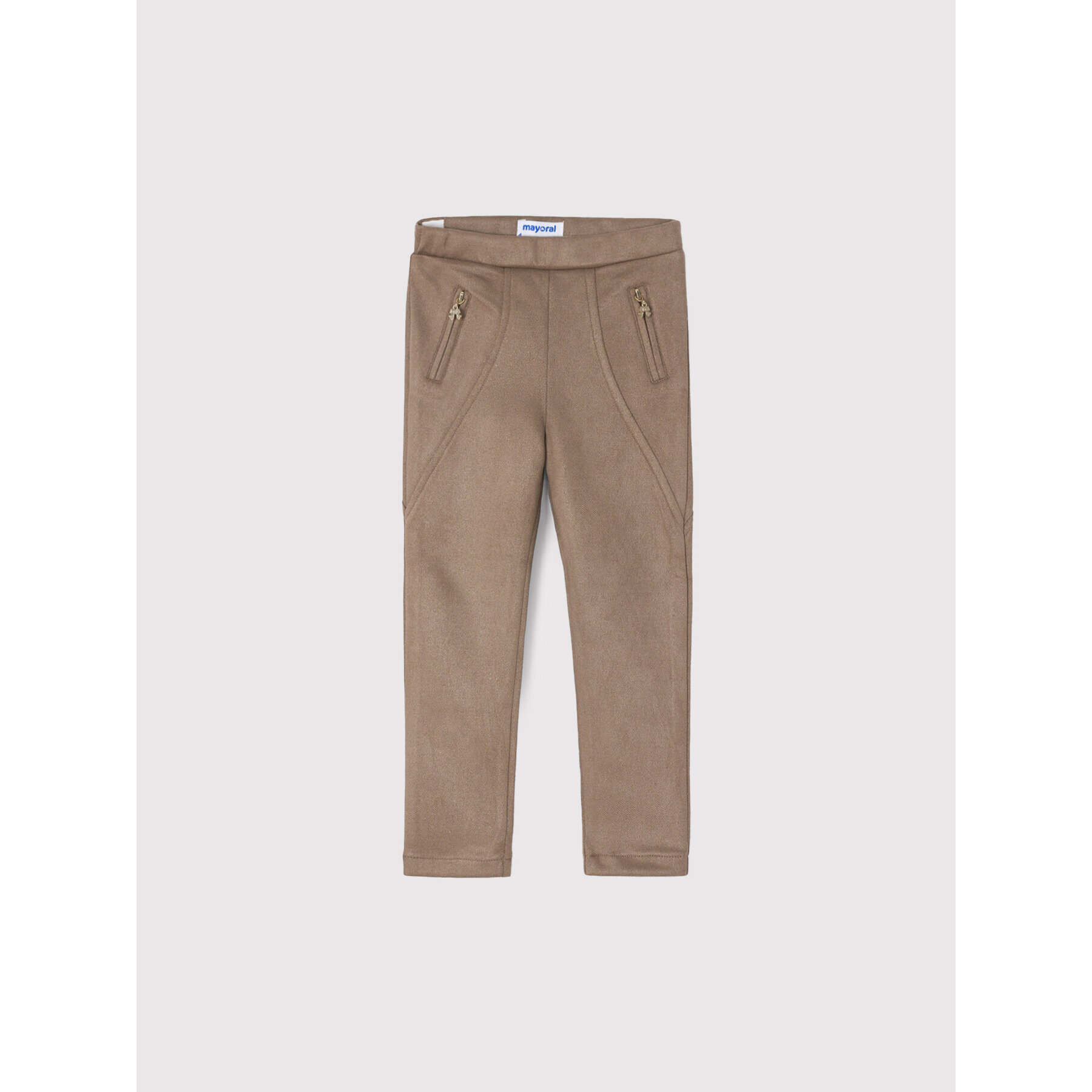 Mayoral Текстилни панталони 4501 Бежов Slim Fit - Pepit.bg