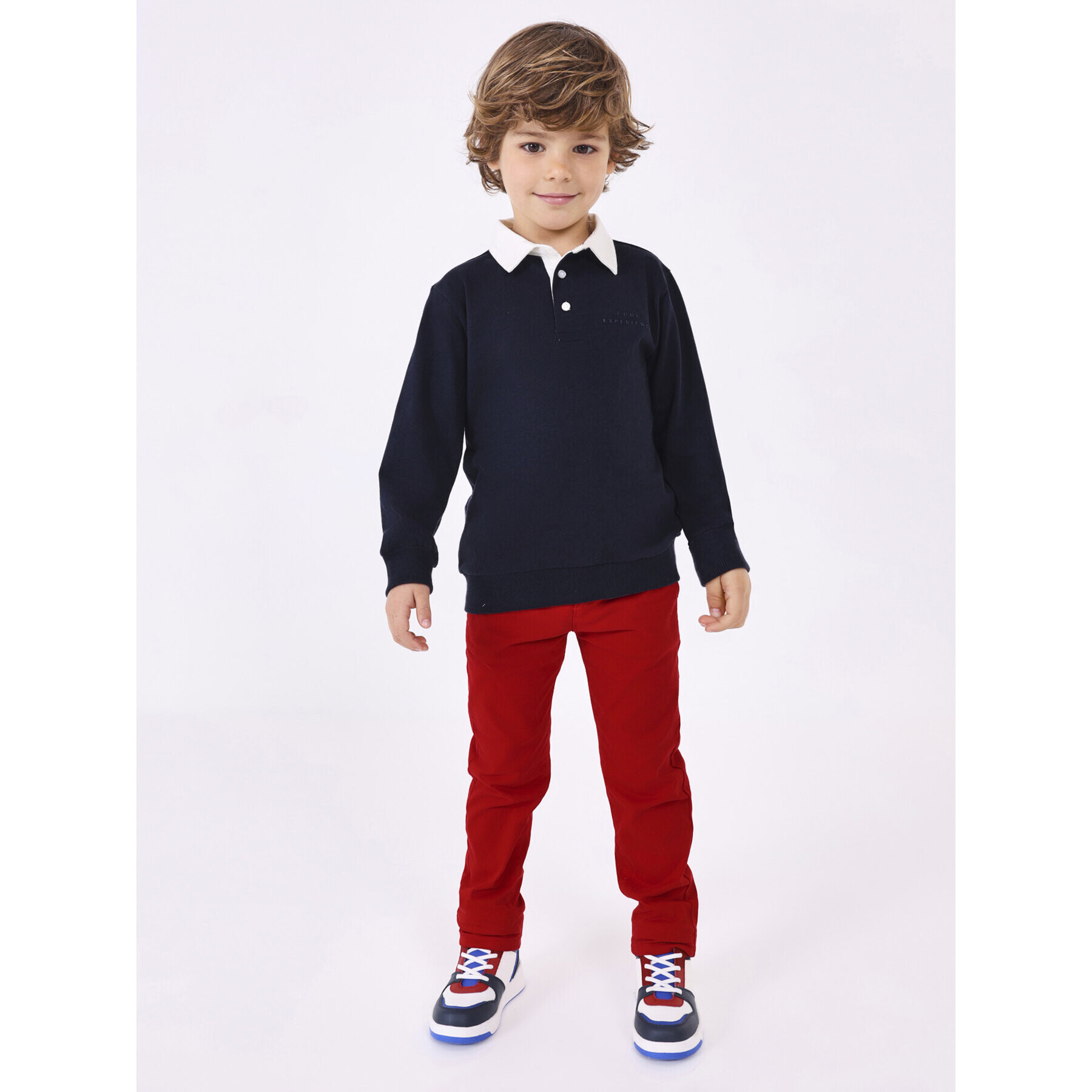 Mayoral Текстилни панталони 513 Червен Regular Fit - Pepit.bg