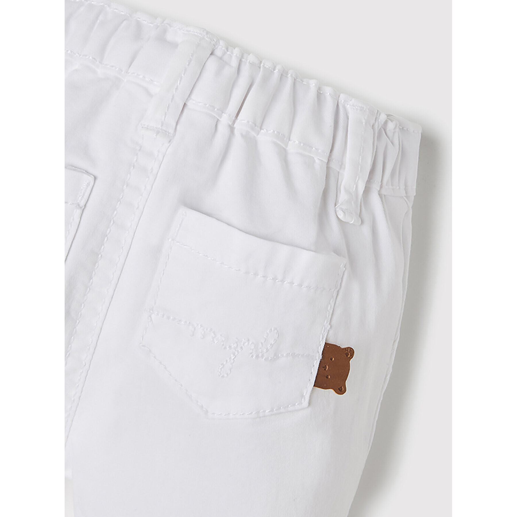 Mayoral Текстилни панталони 595 Бял Chino Fit - Pepit.bg