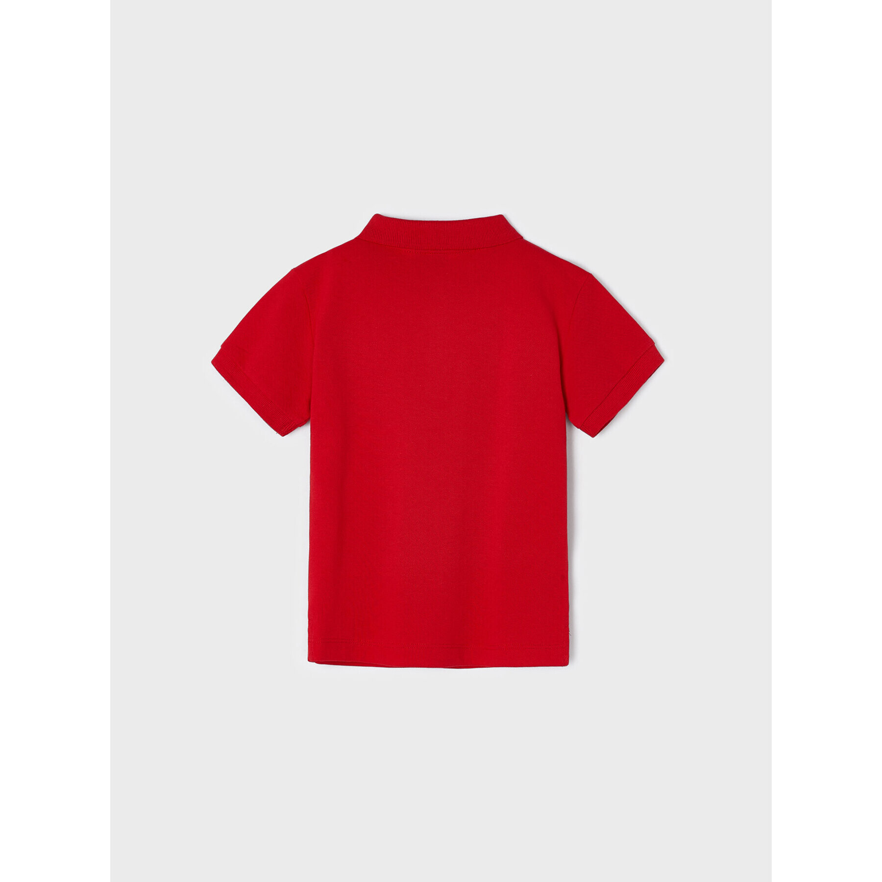 Mayoral Тениска с яка и копчета 150 Червен Regular Fit - Pepit.bg