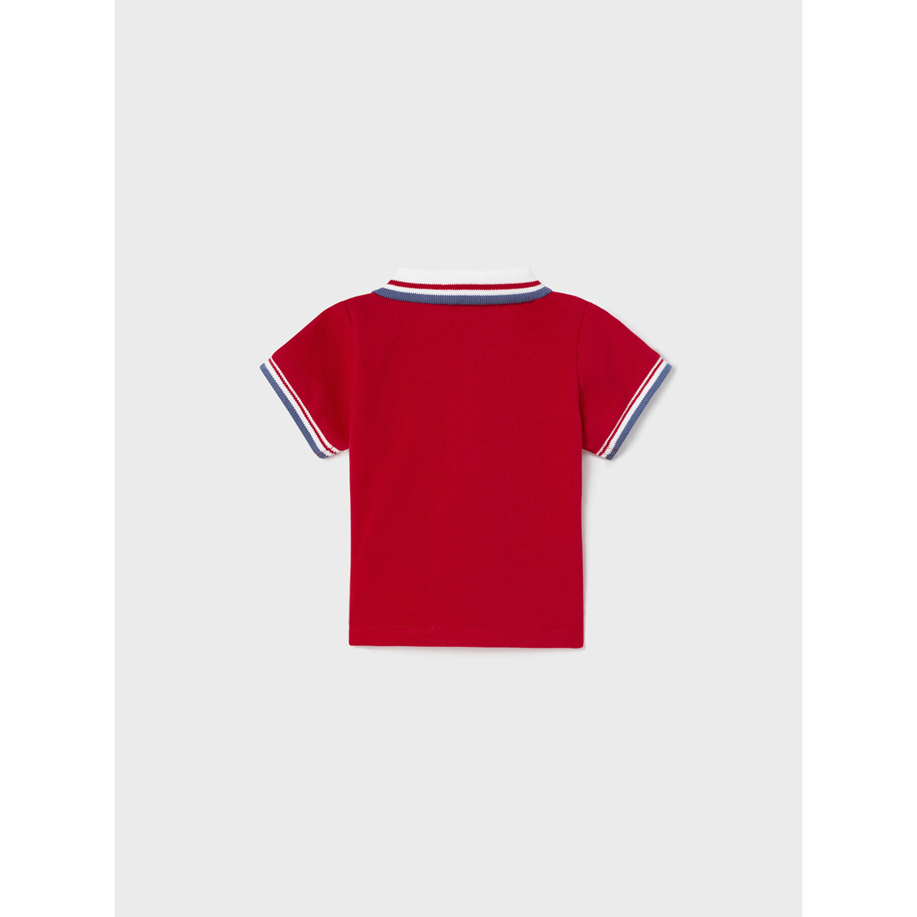 Mayoral Тениска с яка и копчета 190 Червен Regular Fit - Pepit.bg