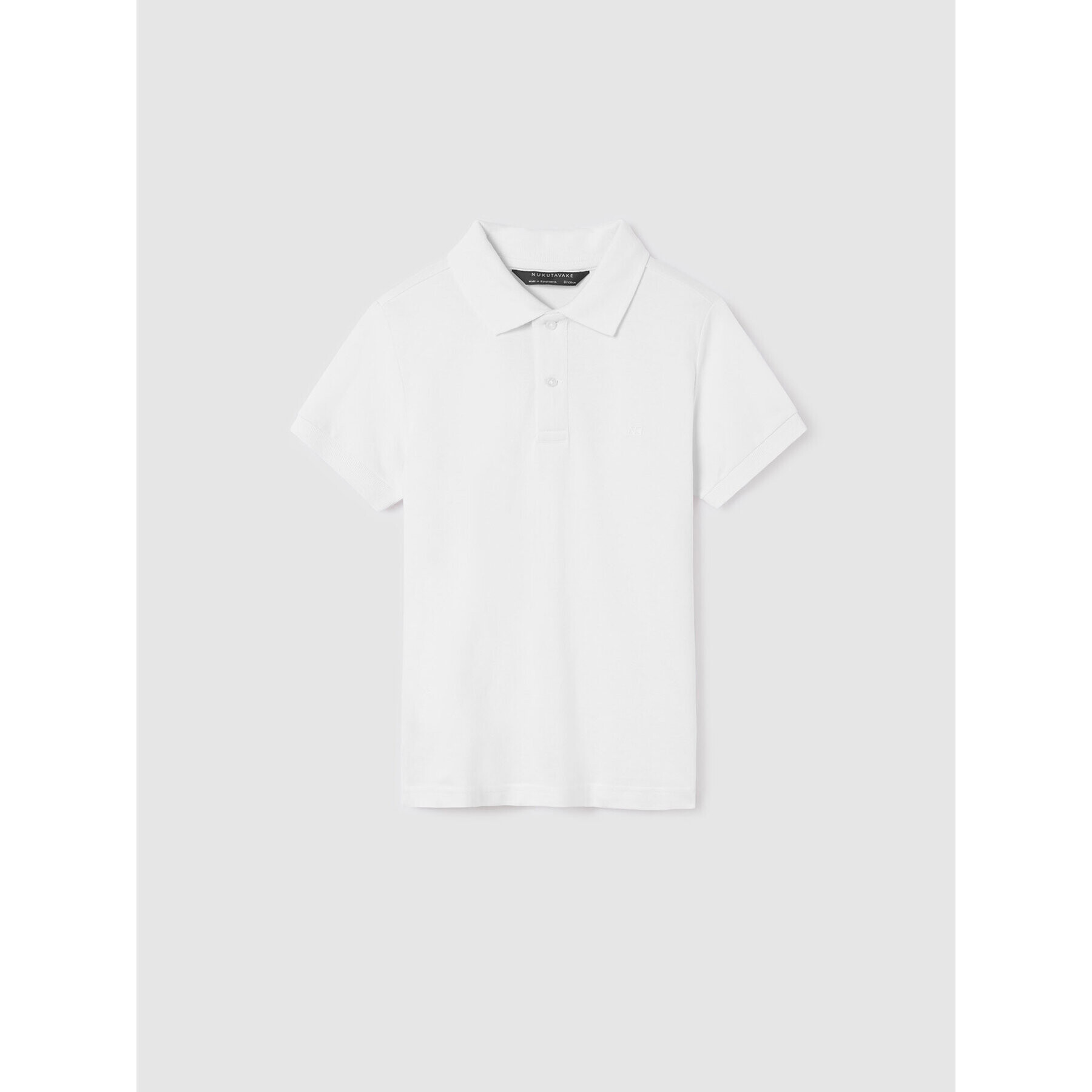 Mayoral Тениска с яка и копчета 890 Бял Regular Fit - Pepit.bg
