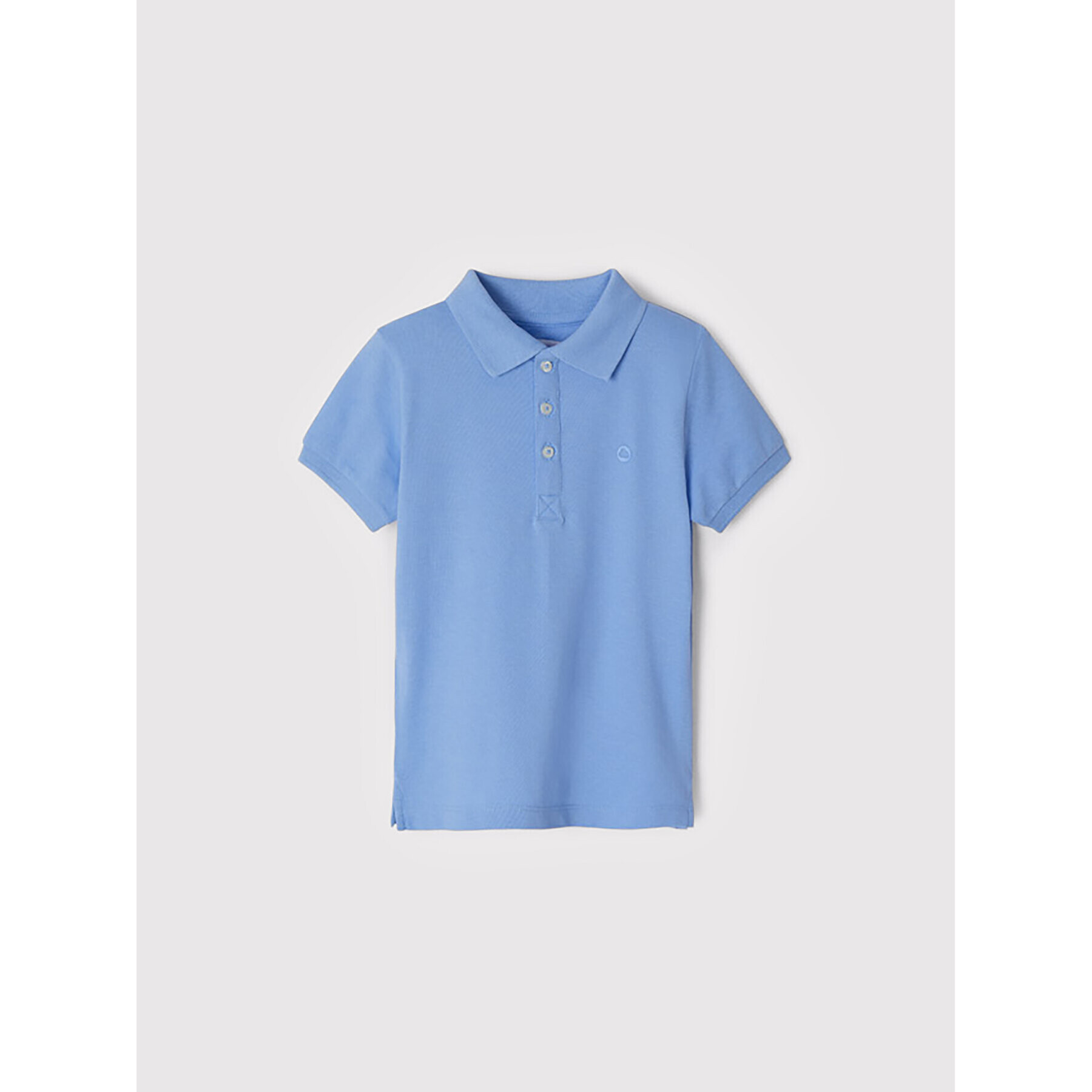 Mayoral Тениска с яка и копчета 150 Син Regular Fit - Pepit.bg