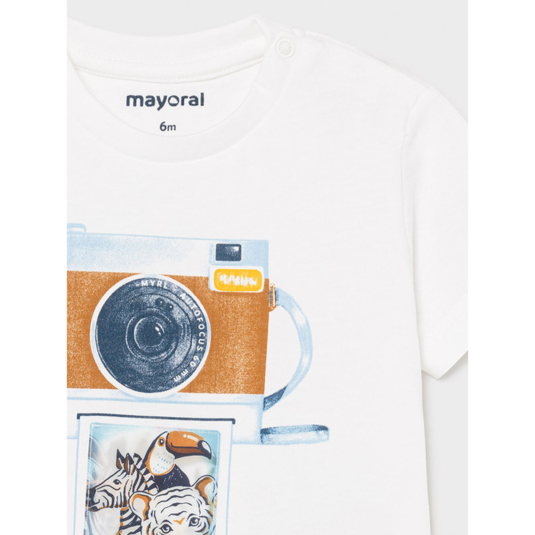 Mayoral Тишърт 1003 Бял Regular Fit - Pepit.bg