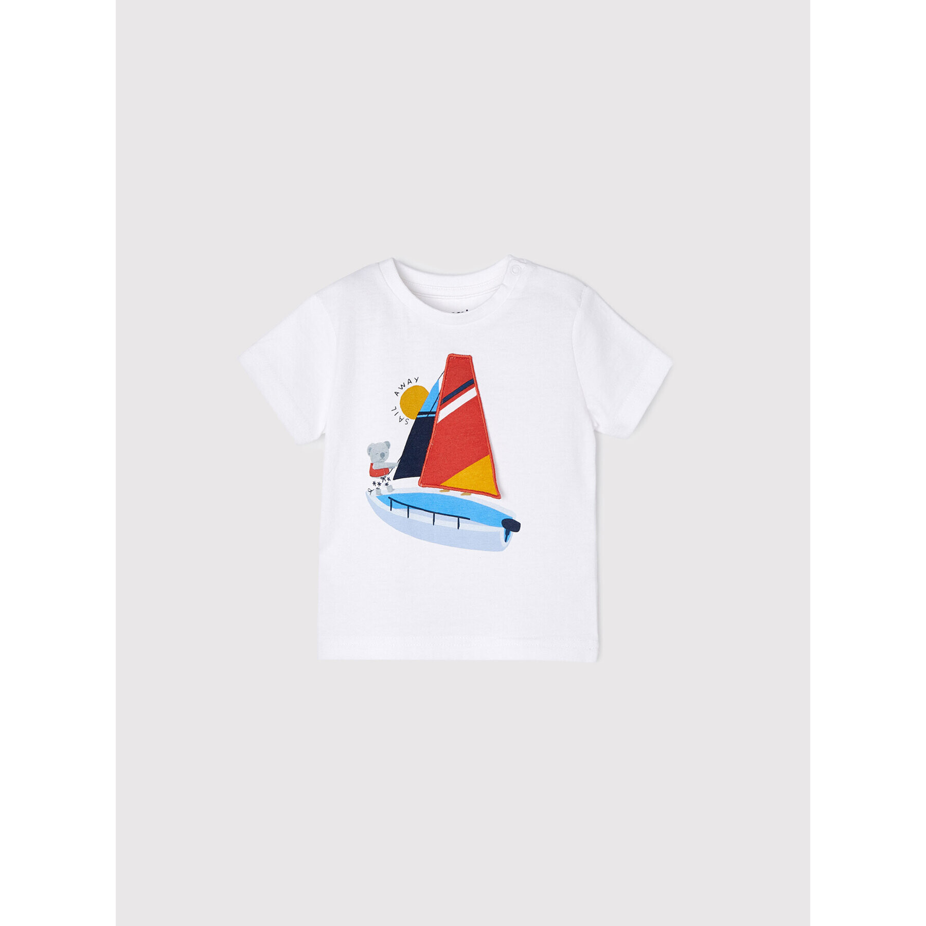 Mayoral Тишърт 1007 Бял Regular Fit - Pepit.bg