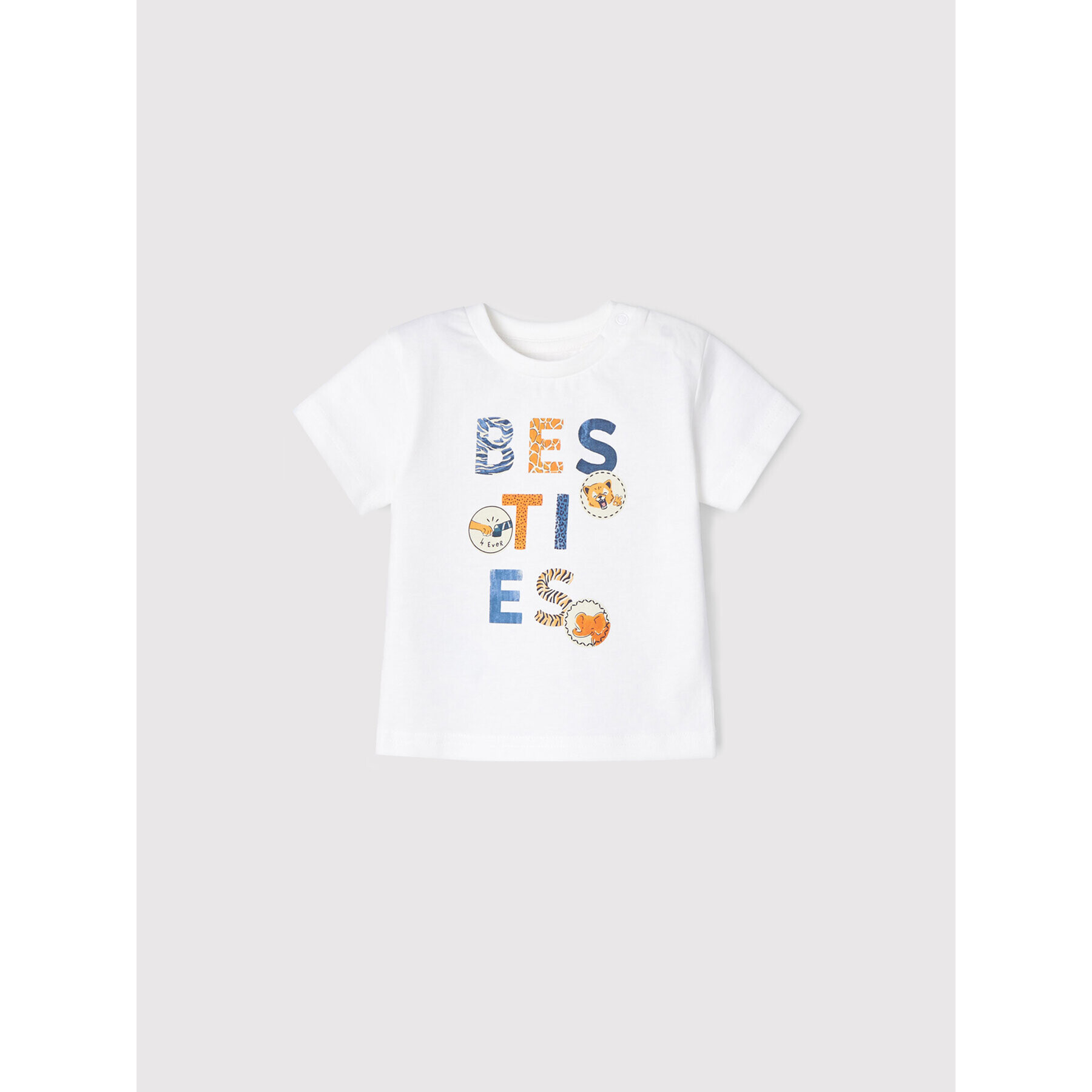 Mayoral Тишърт 1011 Бял Regular Fit - Pepit.bg