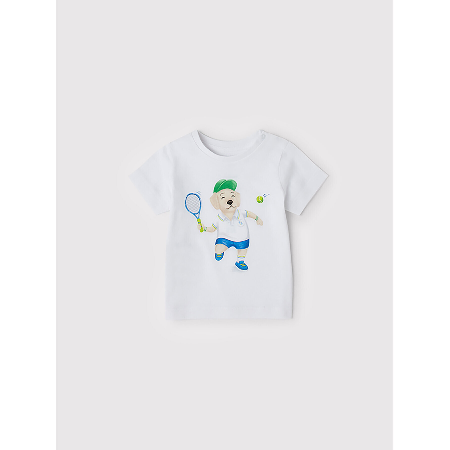 Mayoral Тишърт 1016 Бял Regular Fit - Pepit.bg