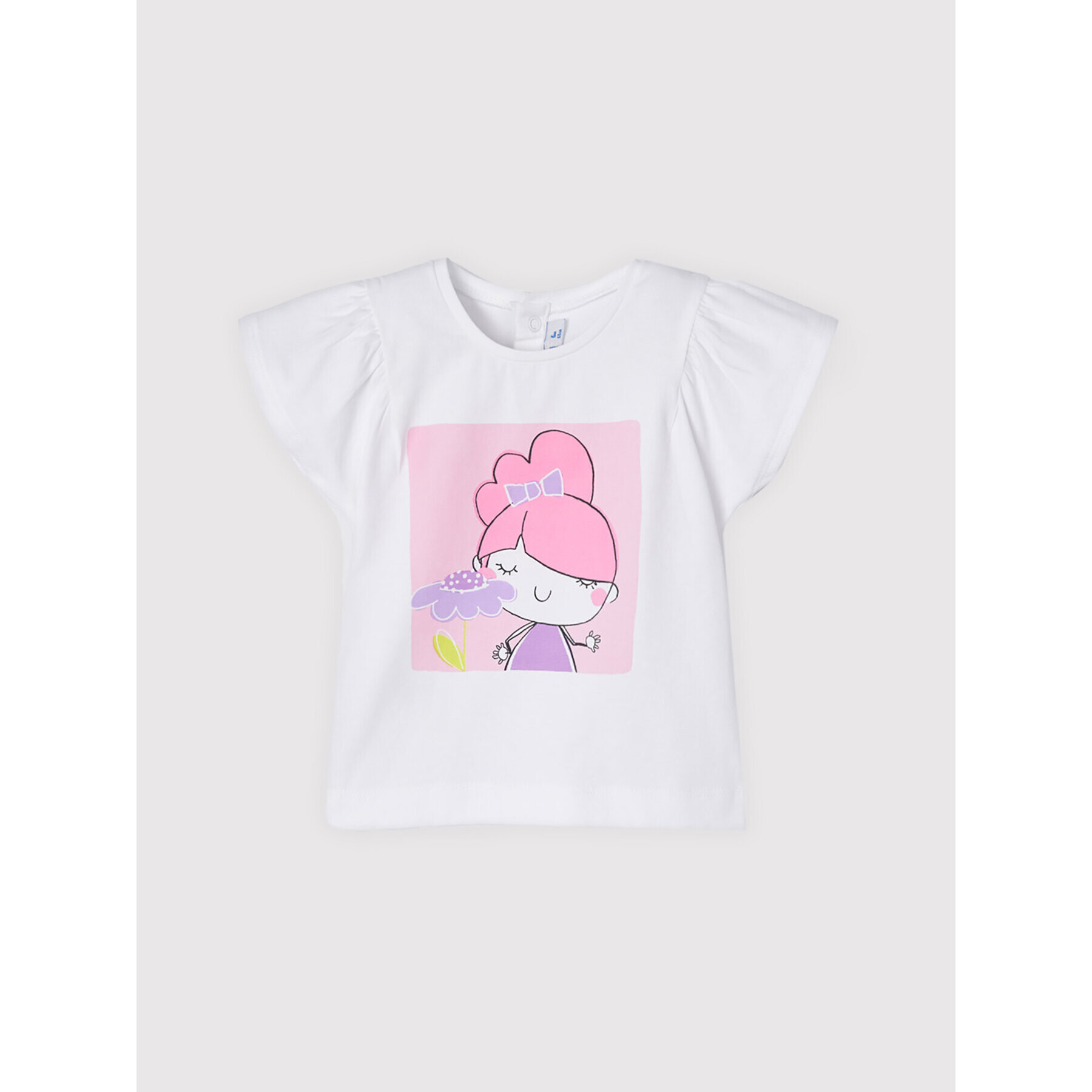 Mayoral Тишърт 1023 Бял Regular Fit - Pepit.bg