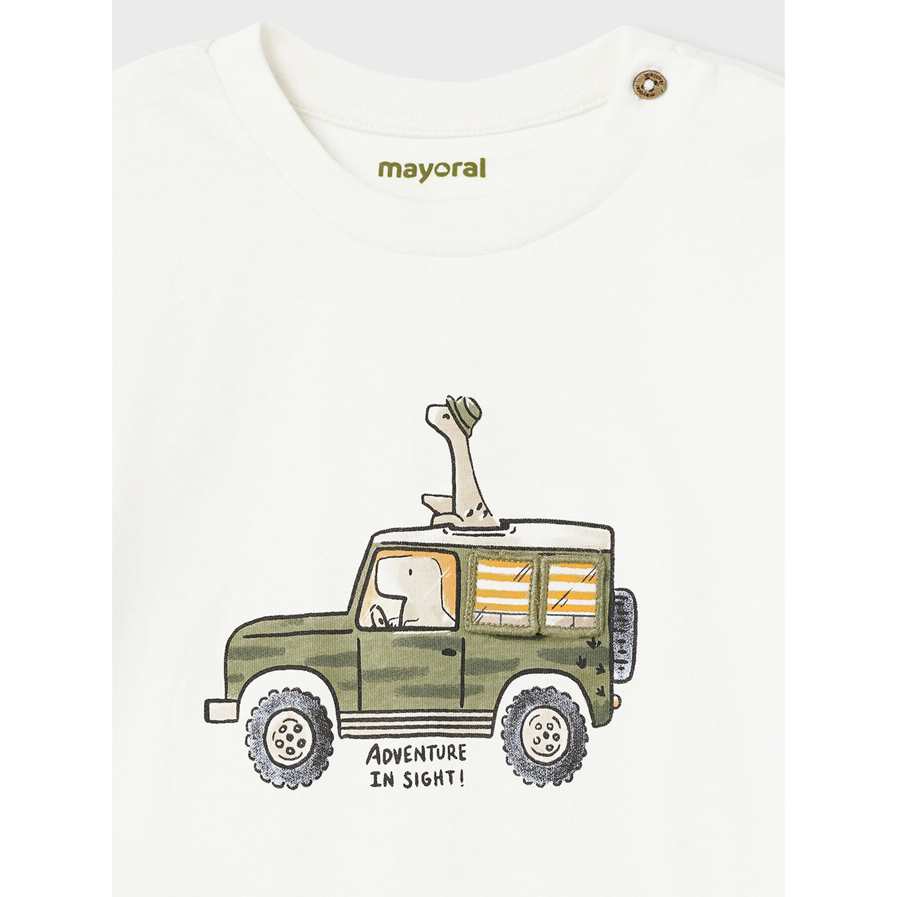 Mayoral Тишърт 1029 Бял Regular Fit - Pepit.bg