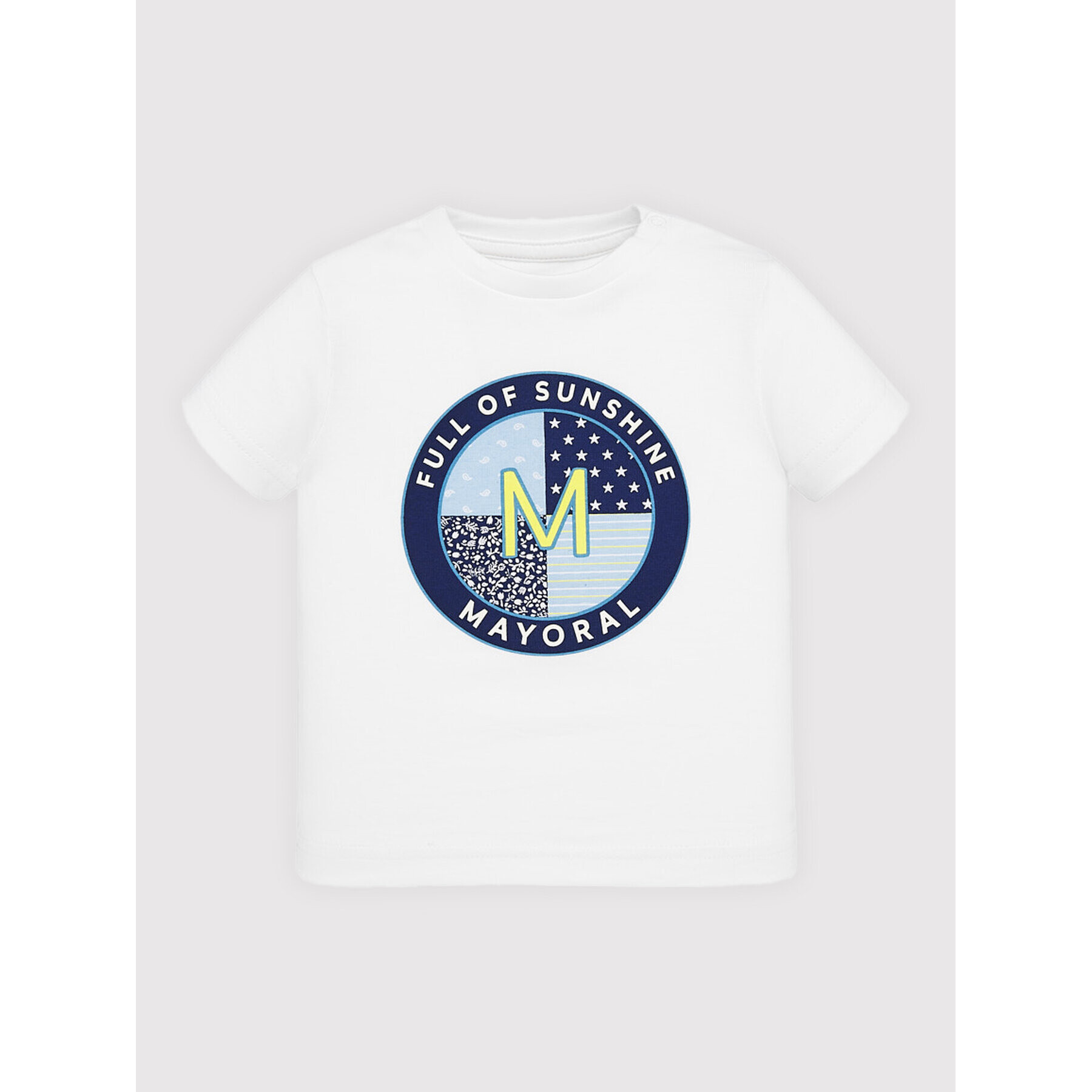 Mayoral Тишърт 1041 Бял Regular Fit - Pepit.bg