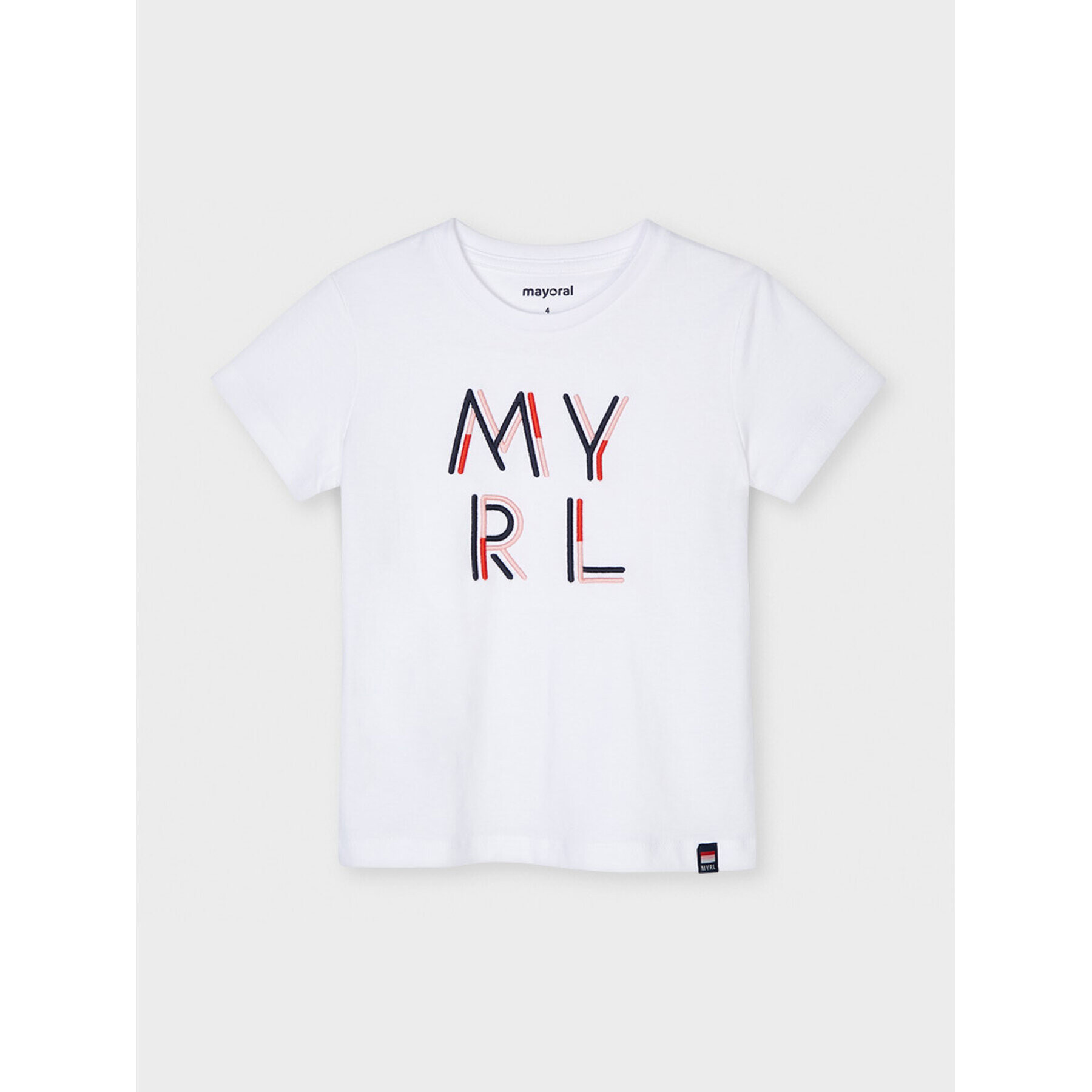 Mayoral Тишърт 170 Бял Regular Fit - Pepit.bg