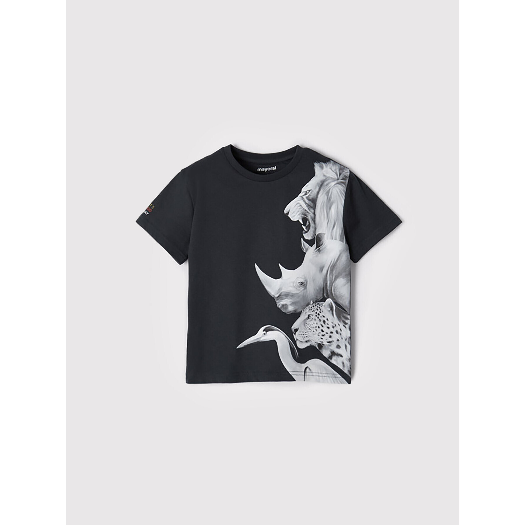 Mayoral Тишърт 3003 Черен Regular Fit - Pepit.bg