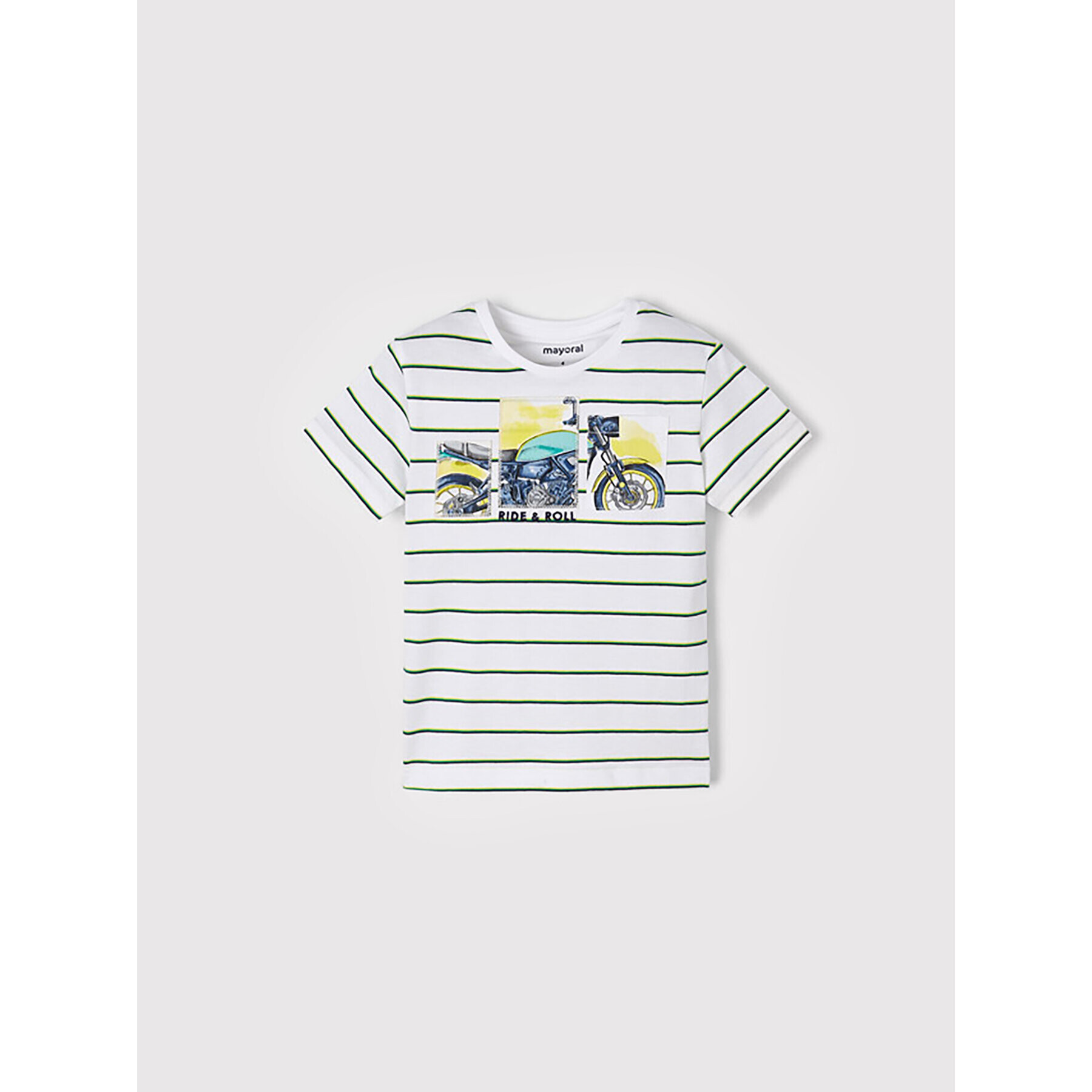 Mayoral Тишърт 3004 Бял Regular Fit - Pepit.bg
