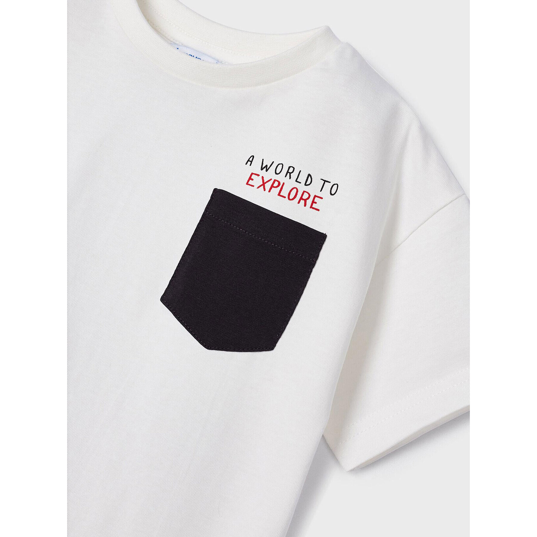 Mayoral Тишърт 3005 Бял Regular Fit - Pepit.bg