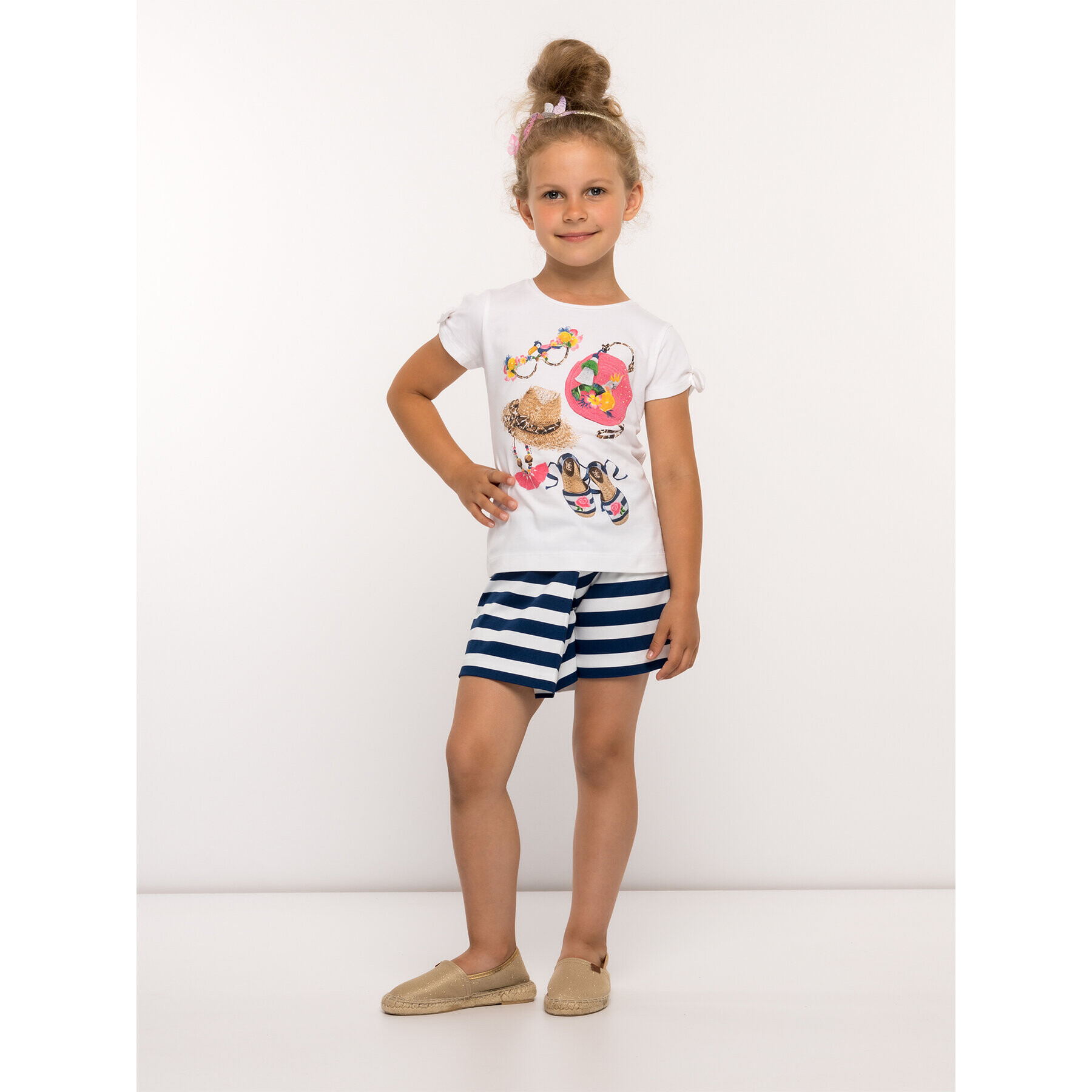 Mayoral Тишърт 3009 Бял Regular Fit - Pepit.bg
