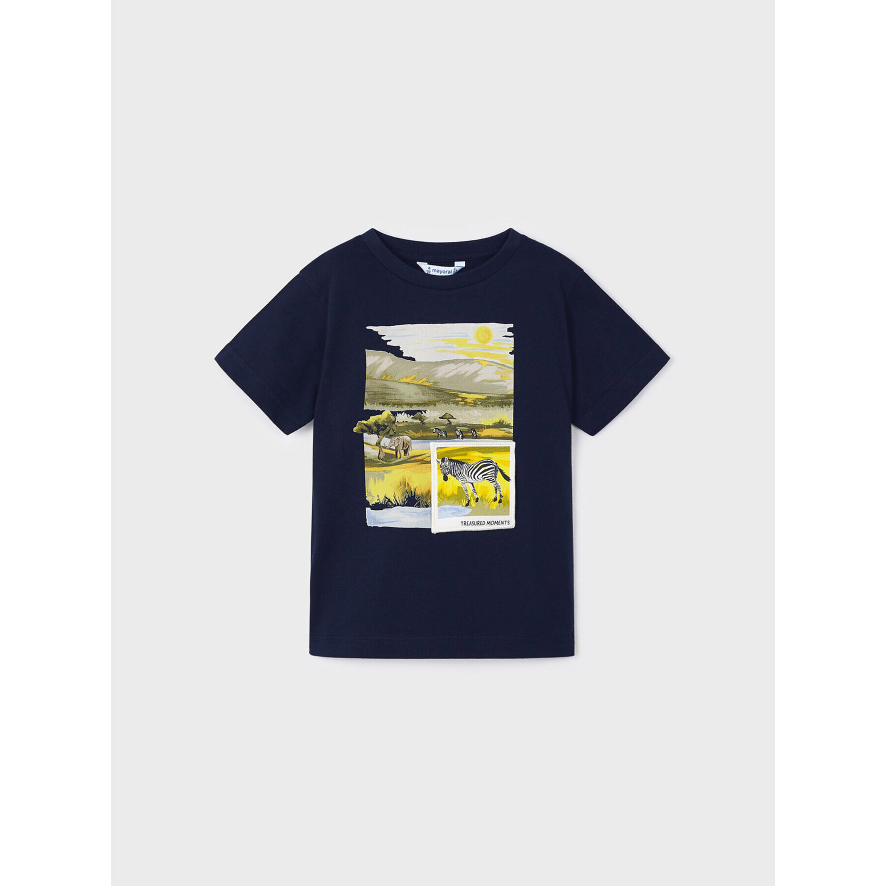 Mayoral Тишърт 3010 Тъмносин Regular Fit - Pepit.bg