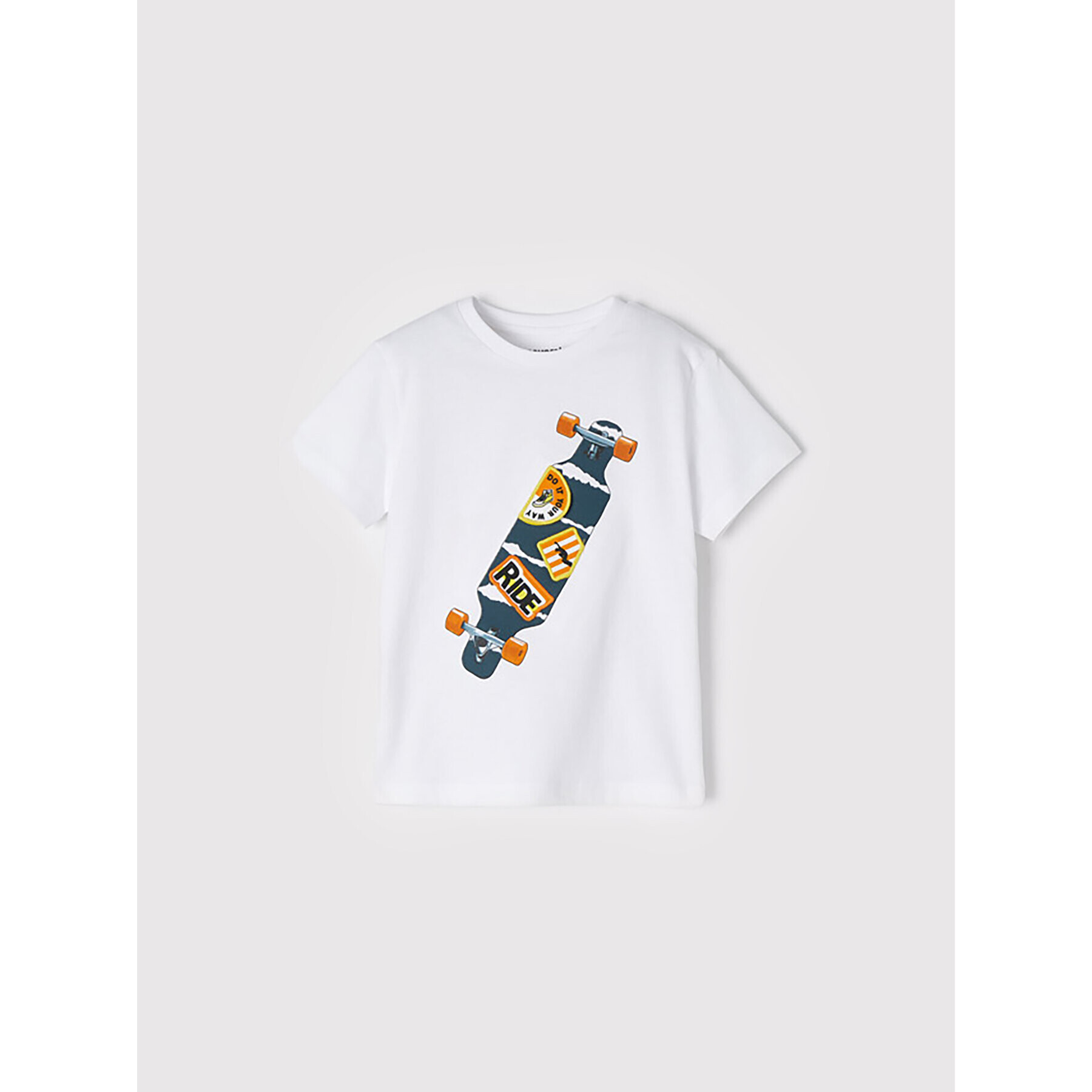 Mayoral Тишърт 3014 Бял Regular Fit - Pepit.bg