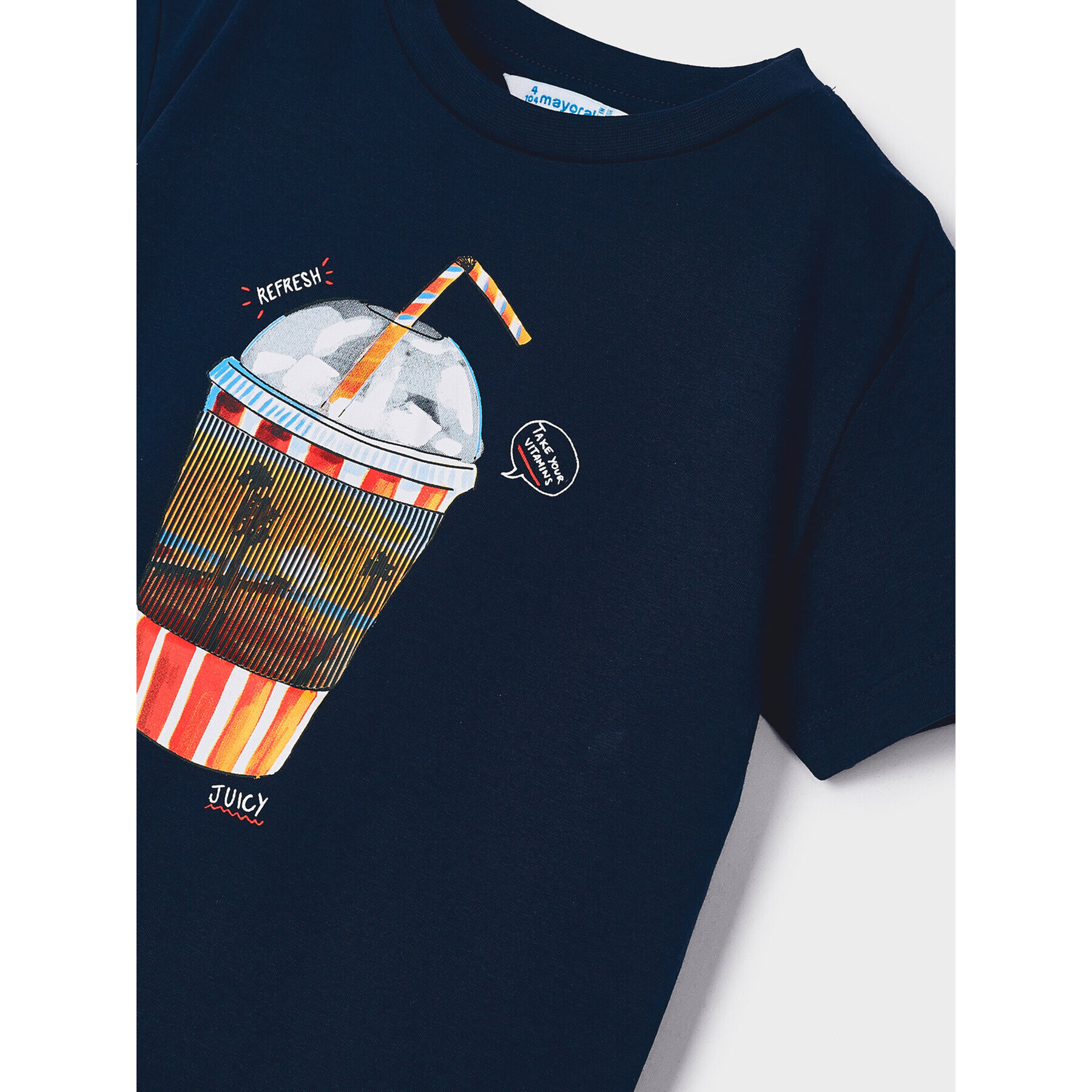 Mayoral Тишърт 3014 Тъмносин Regular Fit - Pepit.bg