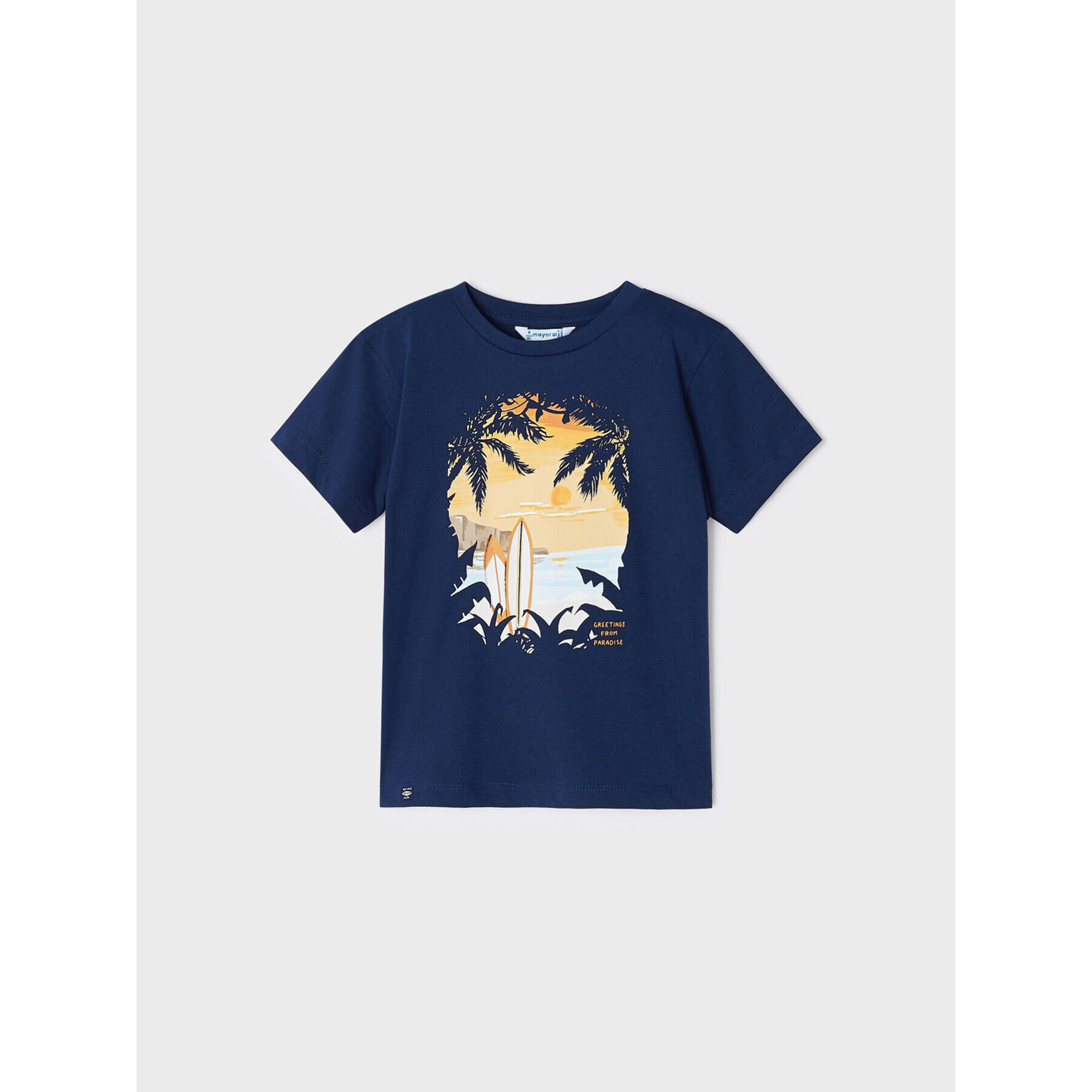 Mayoral Тишърт 3020 Тъмносин Regular Fit - Pepit.bg