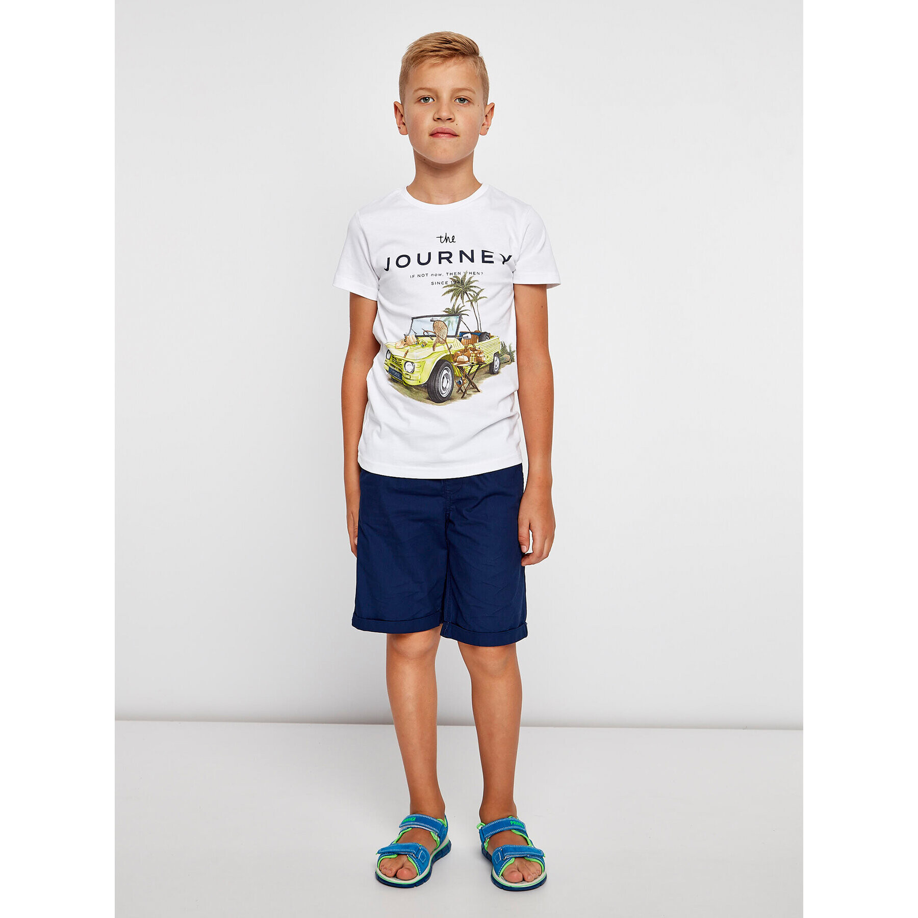 Mayoral Тишърт 3027 Бял Regular Fit - Pepit.bg