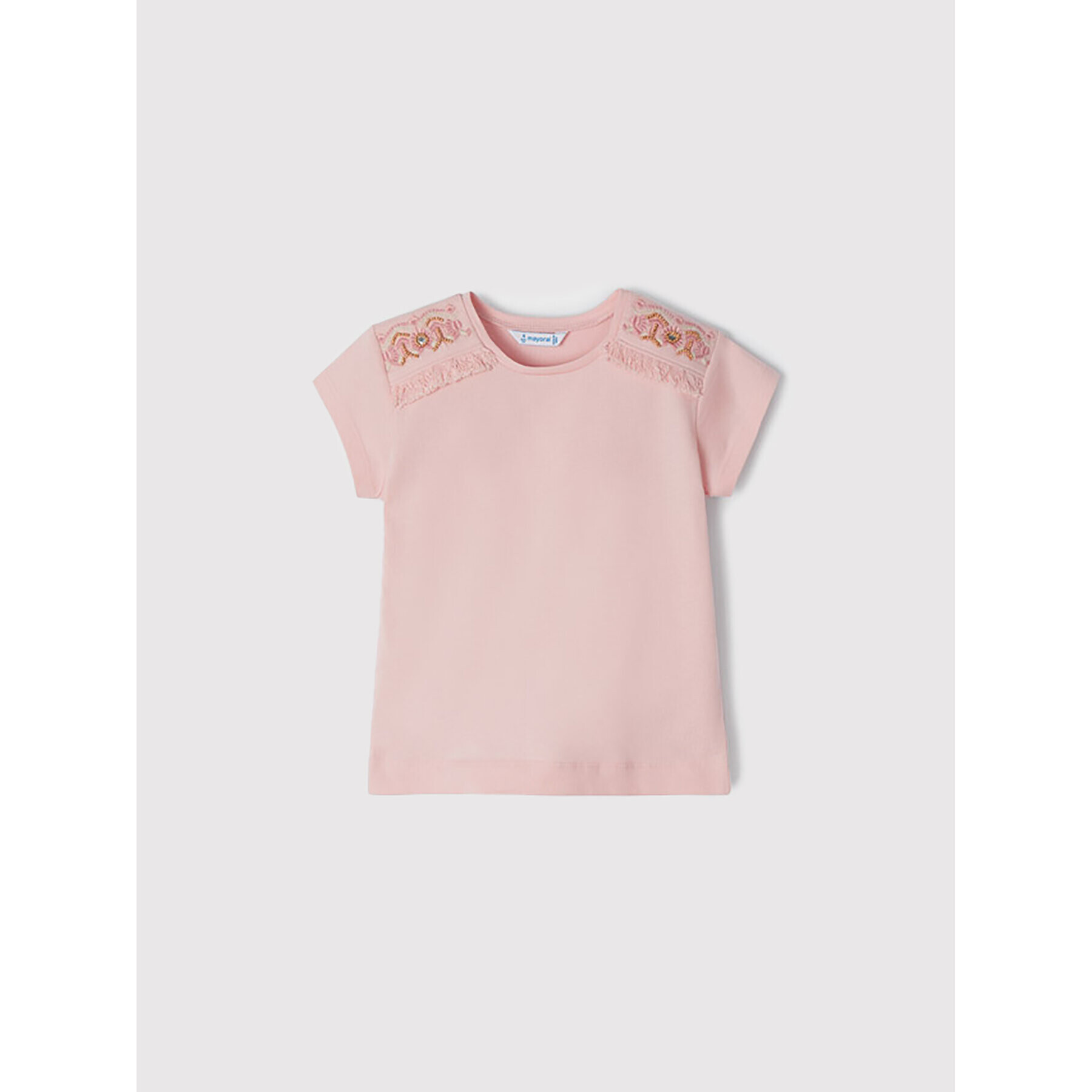 Mayoral Тишърт 3036 Розов Regular Fit - Pepit.bg