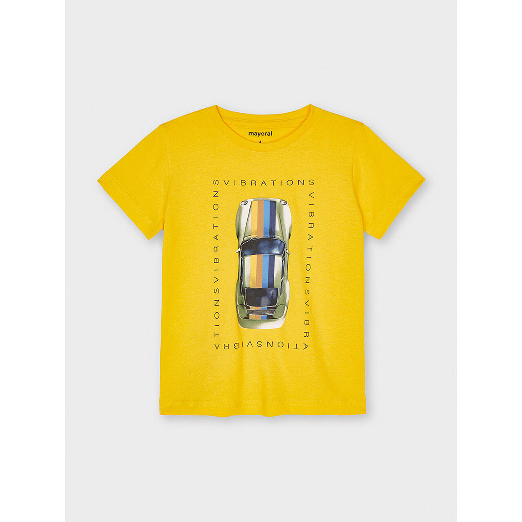 Mayoral Тишърт 3039 Жълт Regular Fit - Pepit.bg