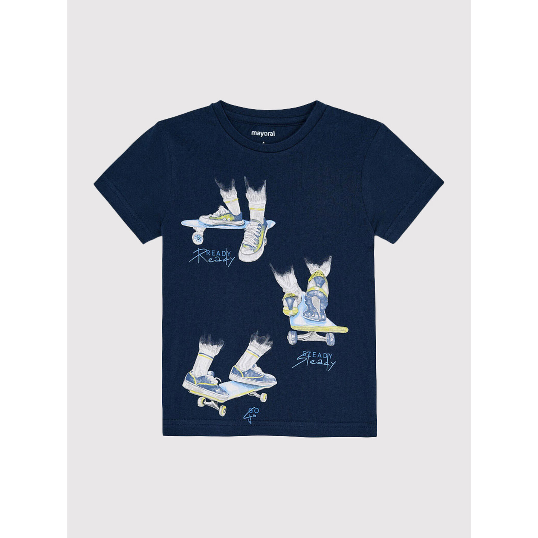 Mayoral Тишърт 3043 Тъмносин Regular Fit - Pepit.bg