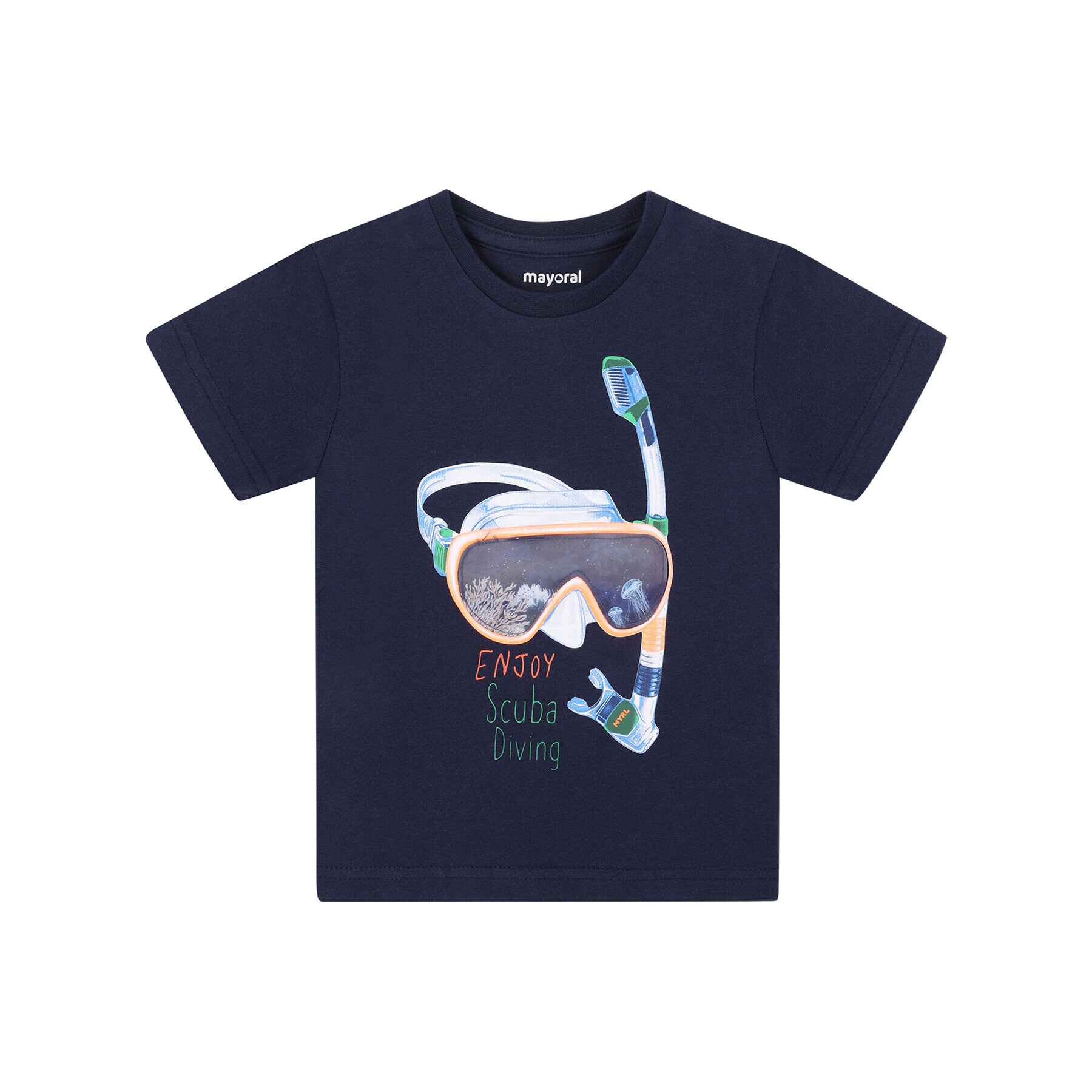 Mayoral Тишърт 3070 Тъмносин Regular Fit - Pepit.bg