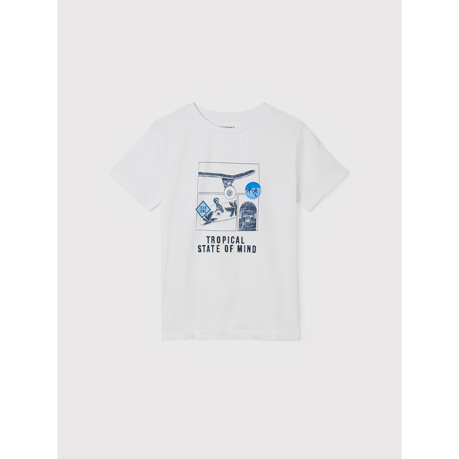 Mayoral Тишърт 6008 Бял Regular Fit - Pepit.bg