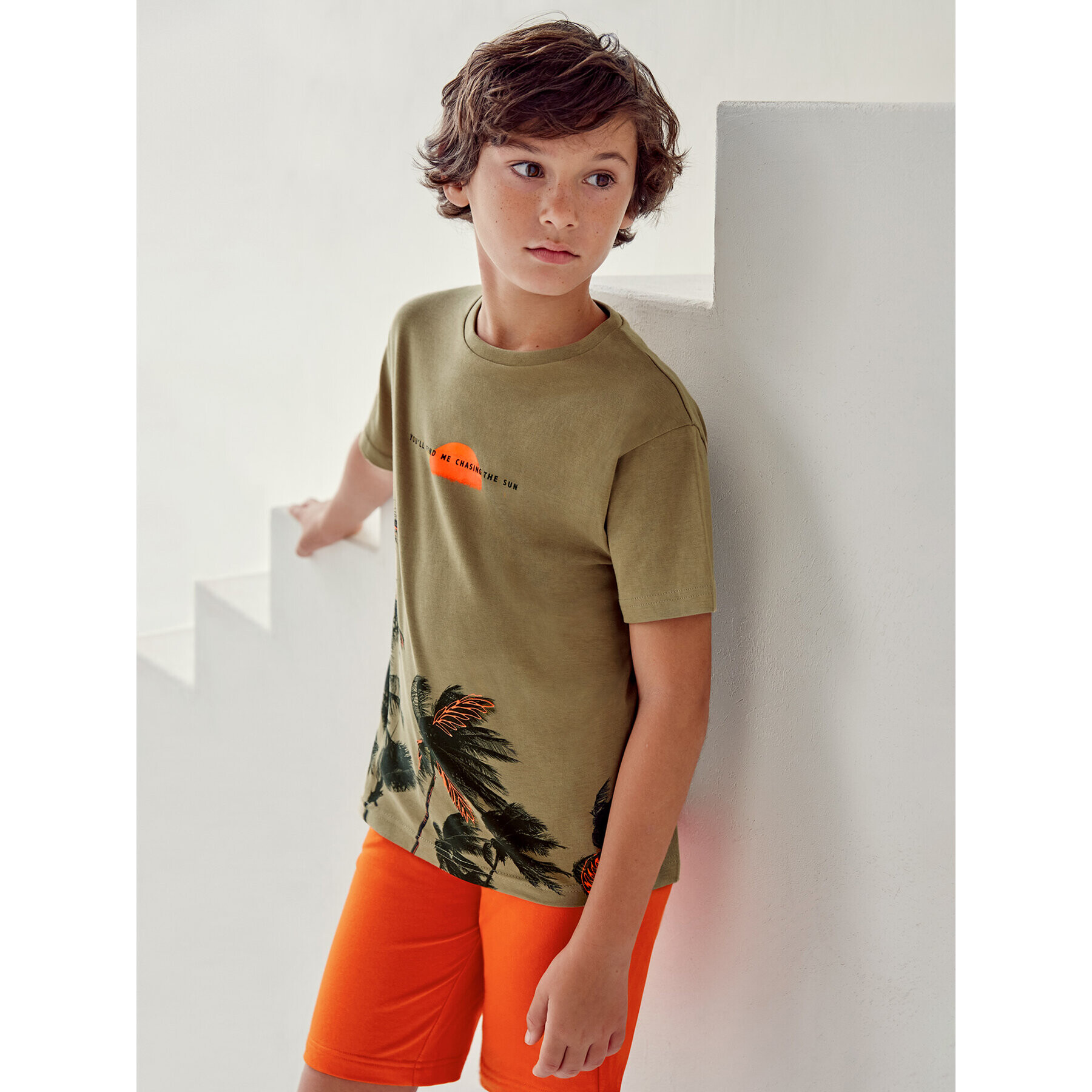 Mayoral Тишърт 6016 Бежов Regular Fit - Pepit.bg
