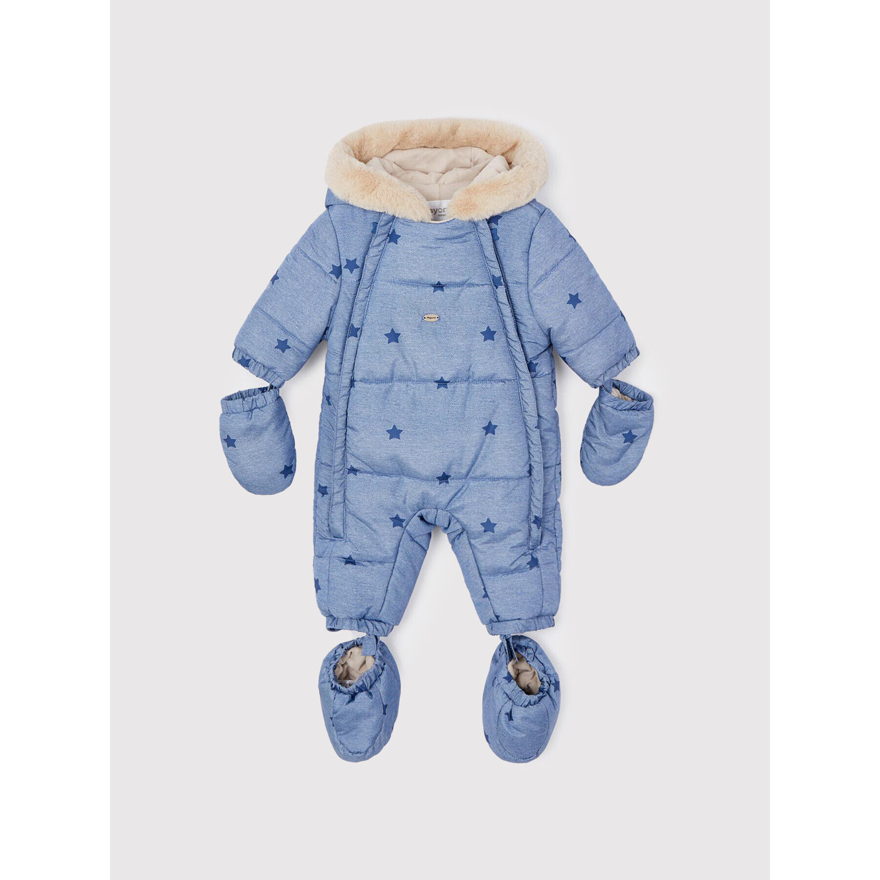 Mayoral Зимен детски гащеризон 2624 Син Regular Fit - Pepit.bg