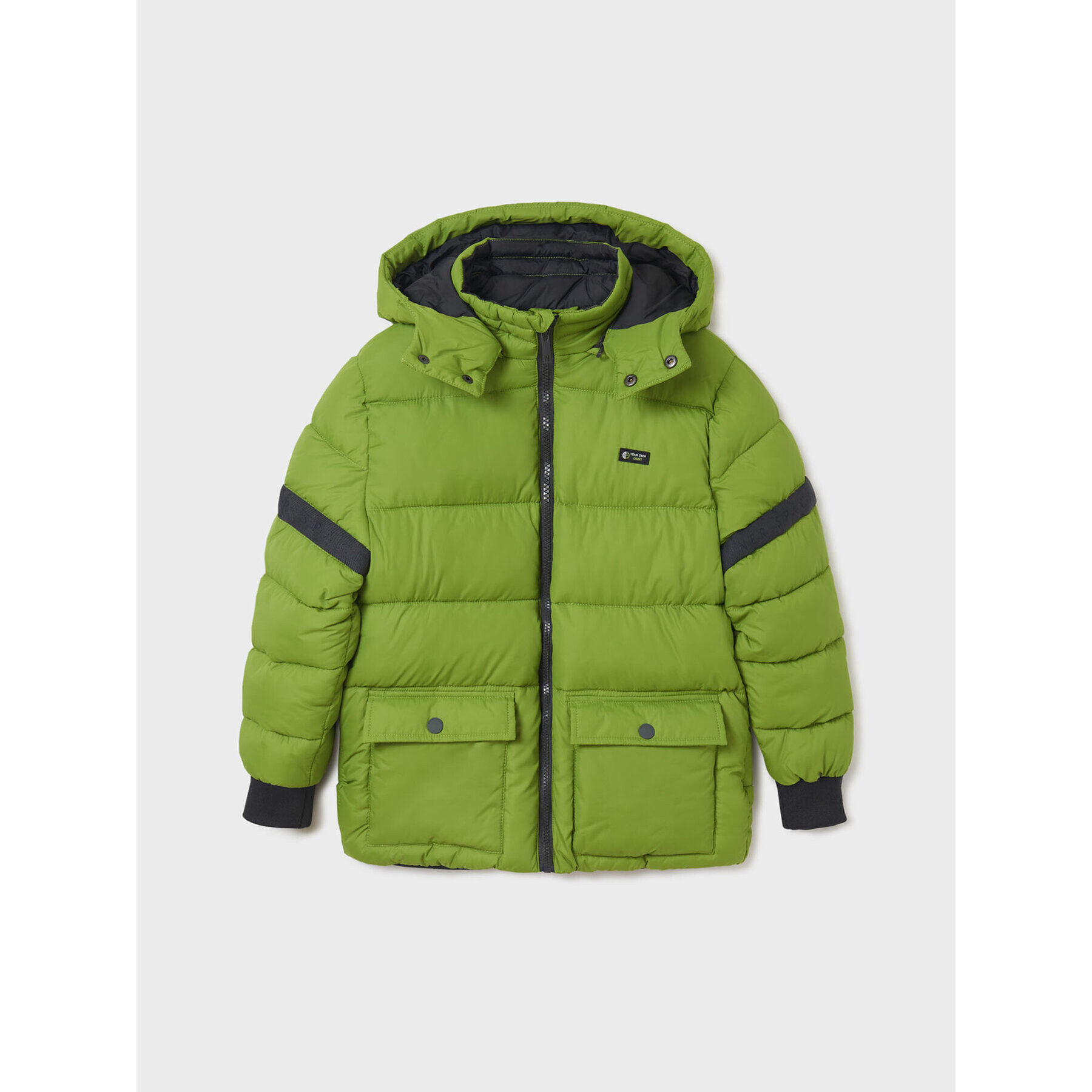 Mayoral Зимно яке 7460 Зелен Regular Fit - Pepit.bg