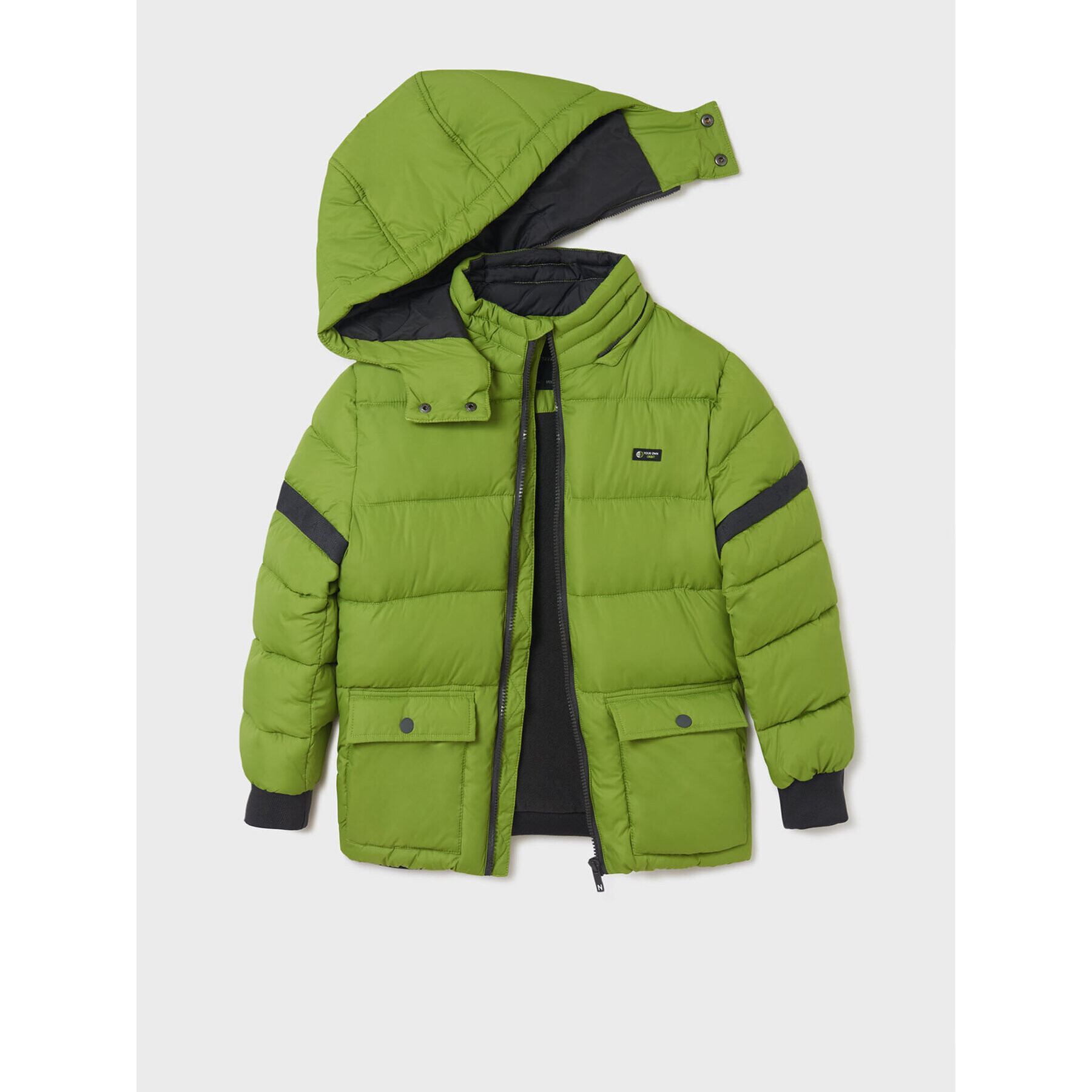 Mayoral Зимно яке 7460 Зелен Regular Fit - Pepit.bg