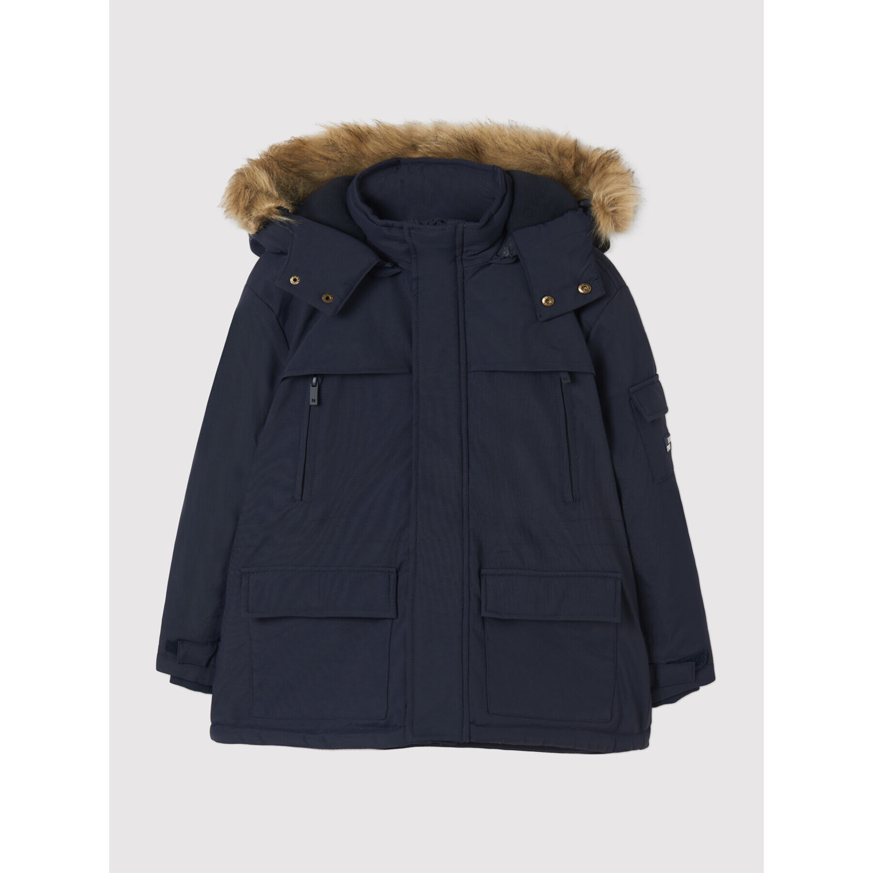 Mayoral Зимно яке 7412 Тъмносин Regular Fit - Pepit.bg