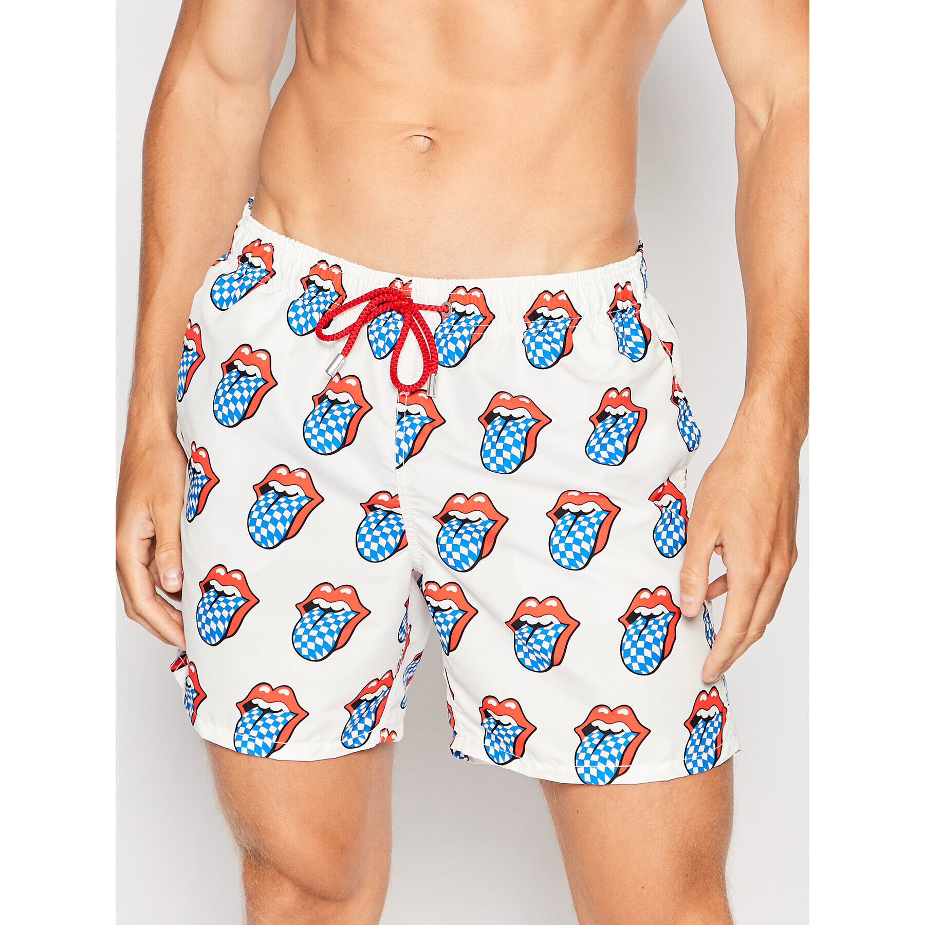 MC2 Saint Barth Плувни шорти Gustavia GUS0001 02327B Бял Regular Fit - Pepit.bg