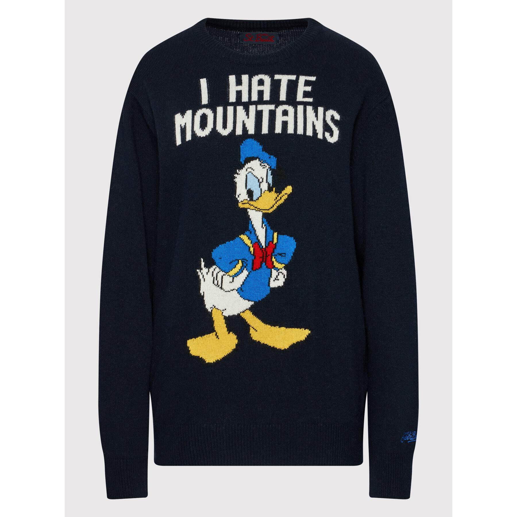 MC2 Saint Barth Пуловер Heron HER0001 DNMO61 Тъмносин Regular Fit - Pepit.bg