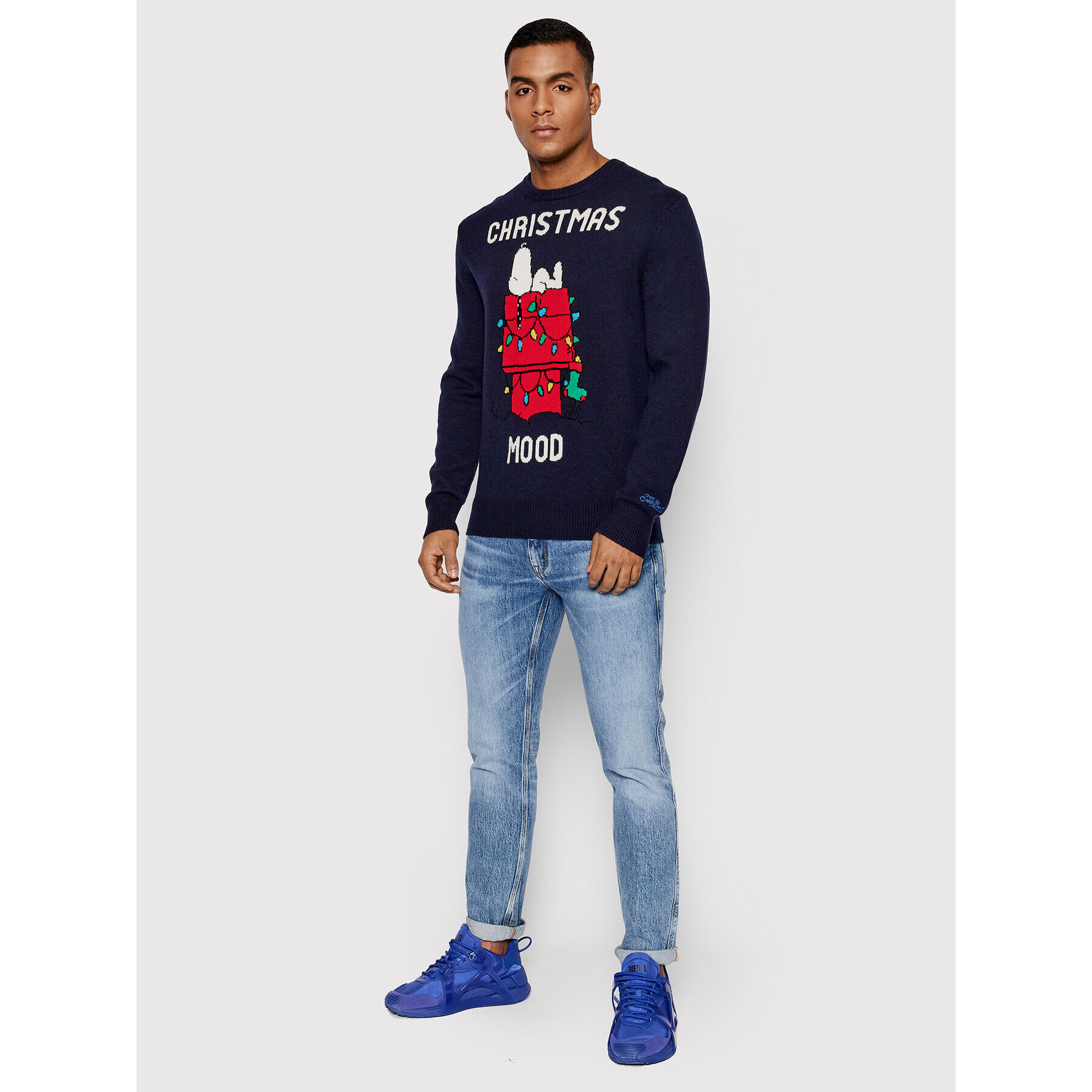MC2 Saint Barth Пуловер Heron HER0001 Тъмносин Regular Fit - Pepit.bg