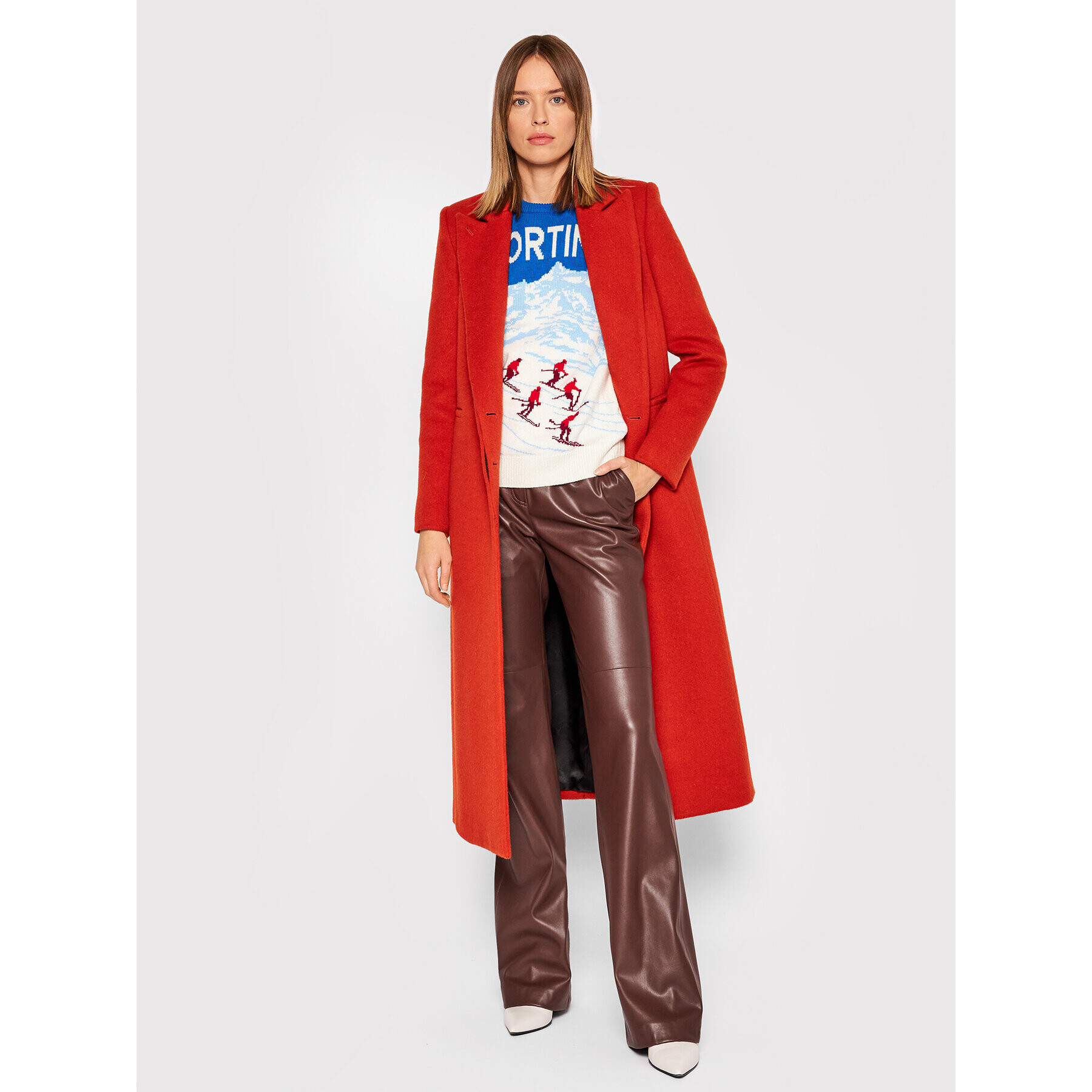 MC2 Saint Barth Пуловер New Queen C QUE0018 ALPS17 Бял Regular Fit - Pepit.bg