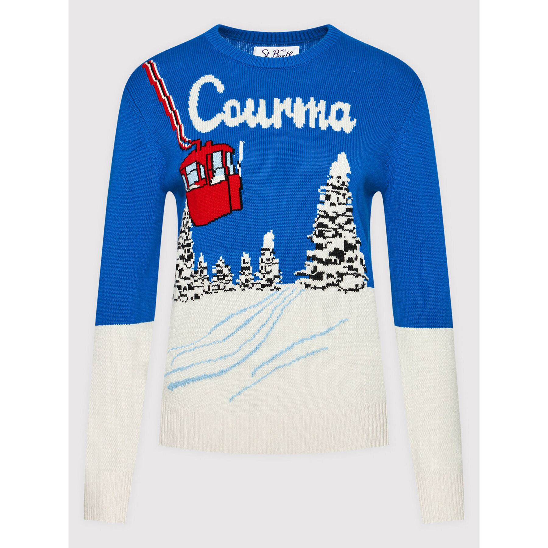 MC2 Saint Barth Пуловер New Queen C QUE0018 CUSN17 Син Regular Fit - Pepit.bg
